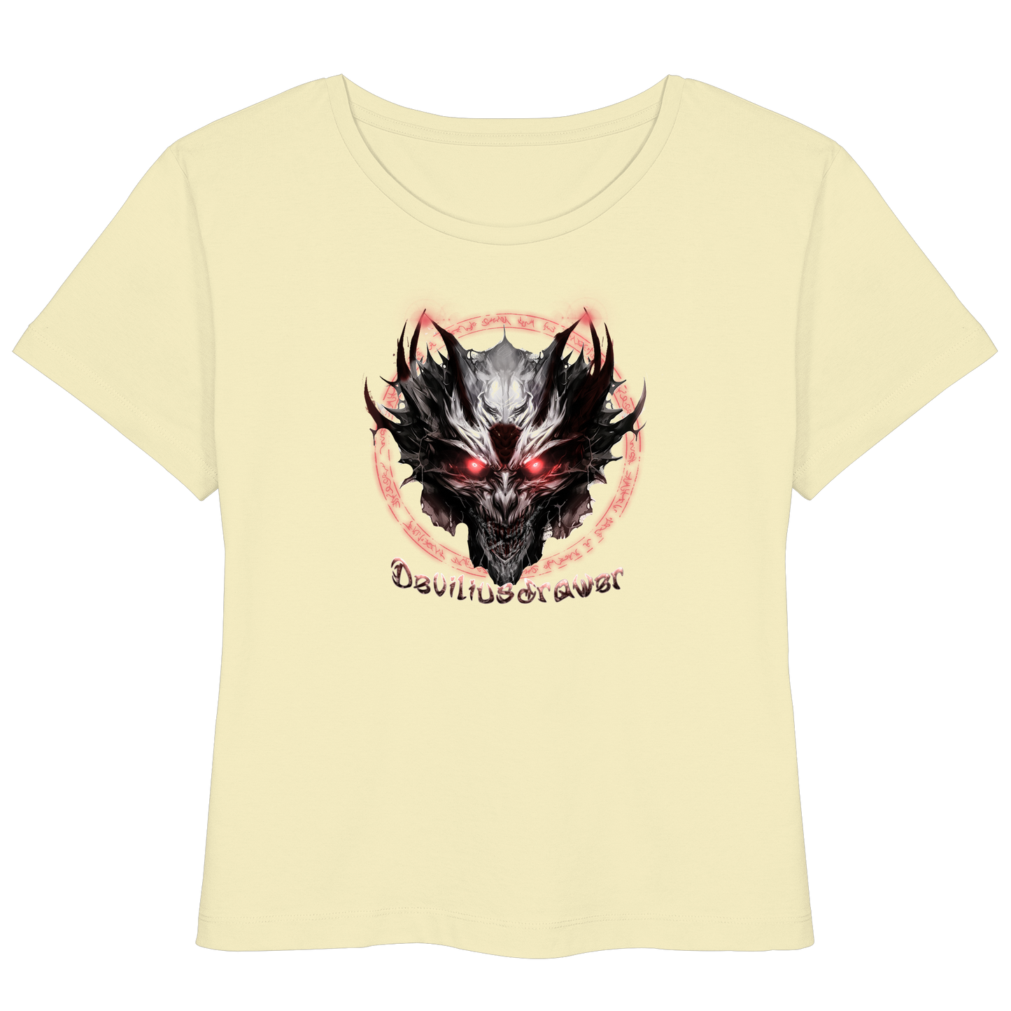 Deviliusdrawer Magic Glow Devil - Womens Organic Lightweight T-Shirt