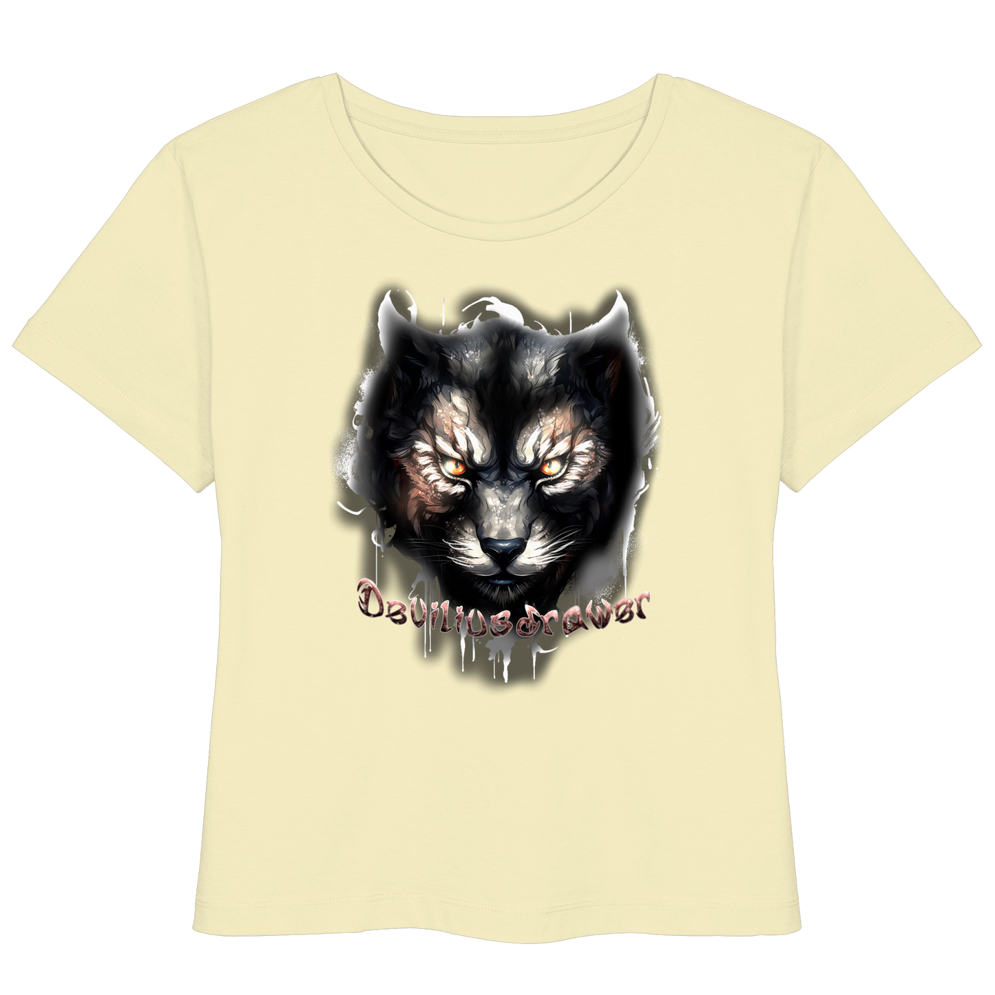 Deviliusdrawer Vampire Cat - Womens Organic Lightweight T-Shirt