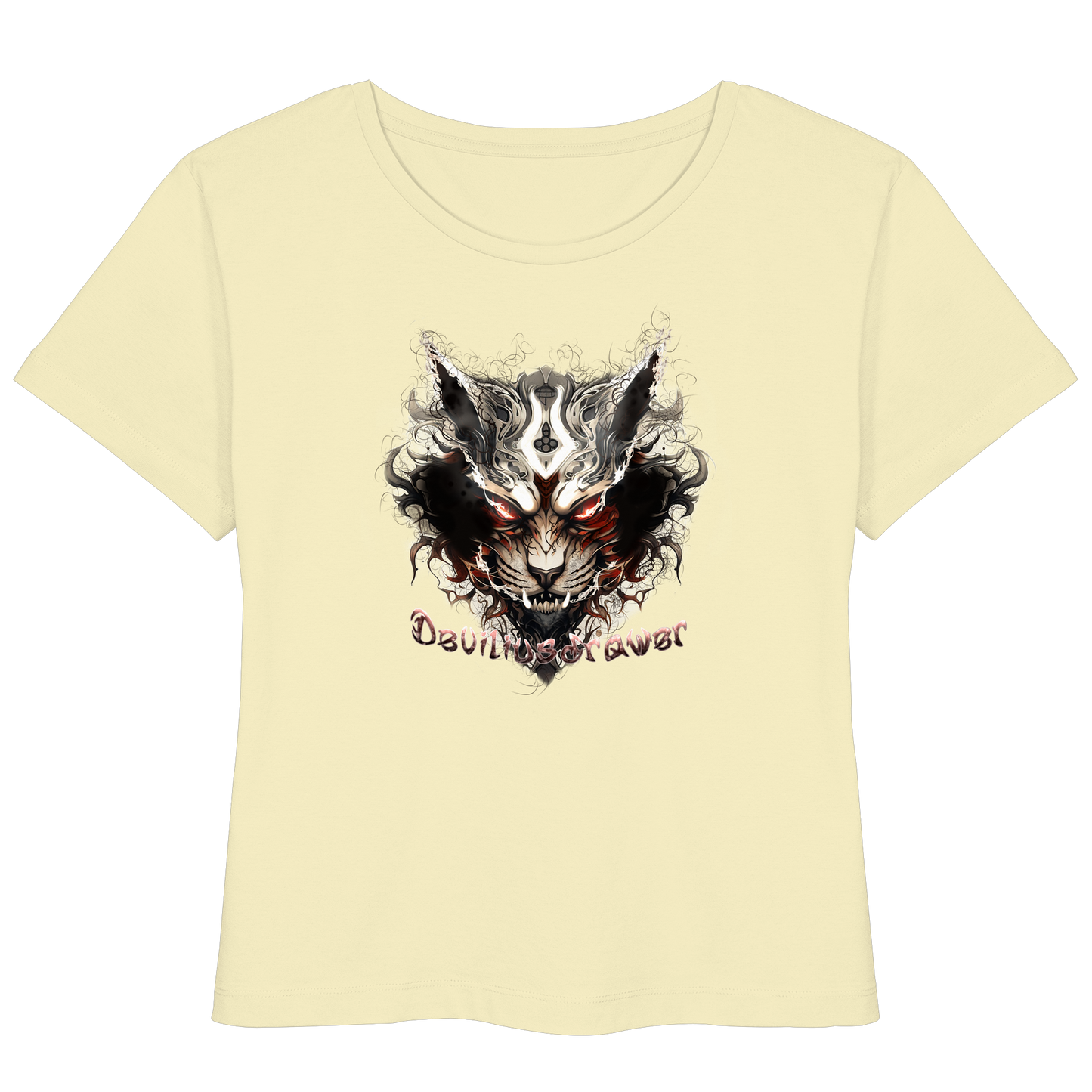 Deviliusdrawer Wild Hotcat  - Womens Organic Lightweight T-Shirt
