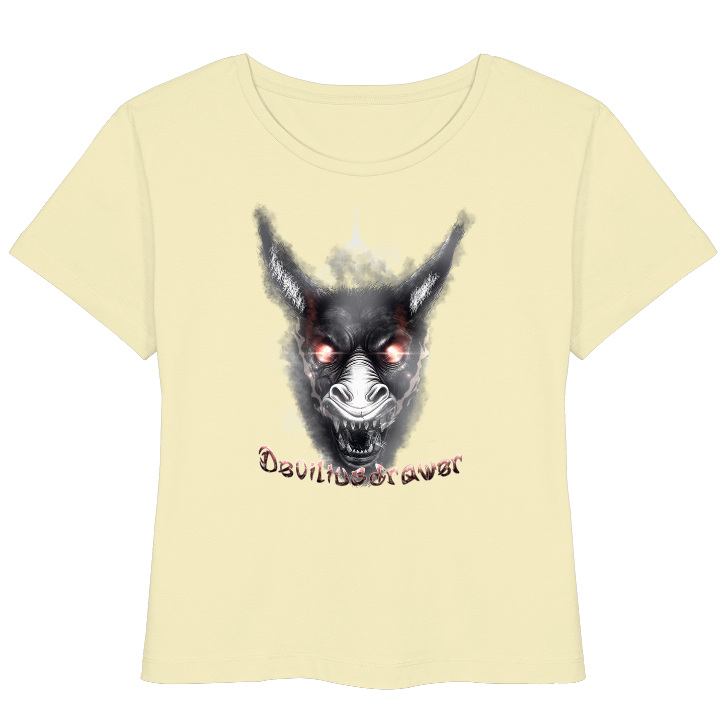 Deviliusdrawer Evil Donkey - Womens Organic Lightweight T-Shirt