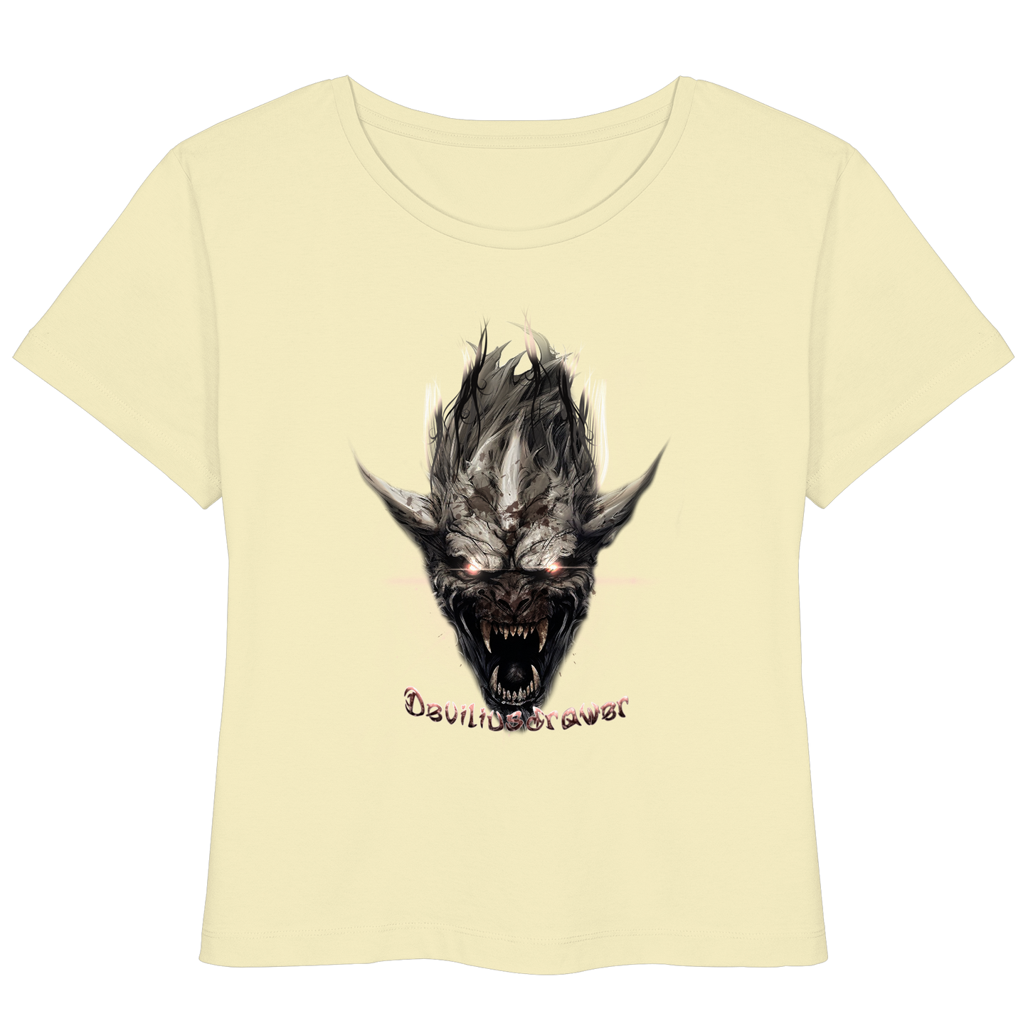 Deviliusdrawer Beast Wearwolf - Womens Organic Lightweight T-Shirt