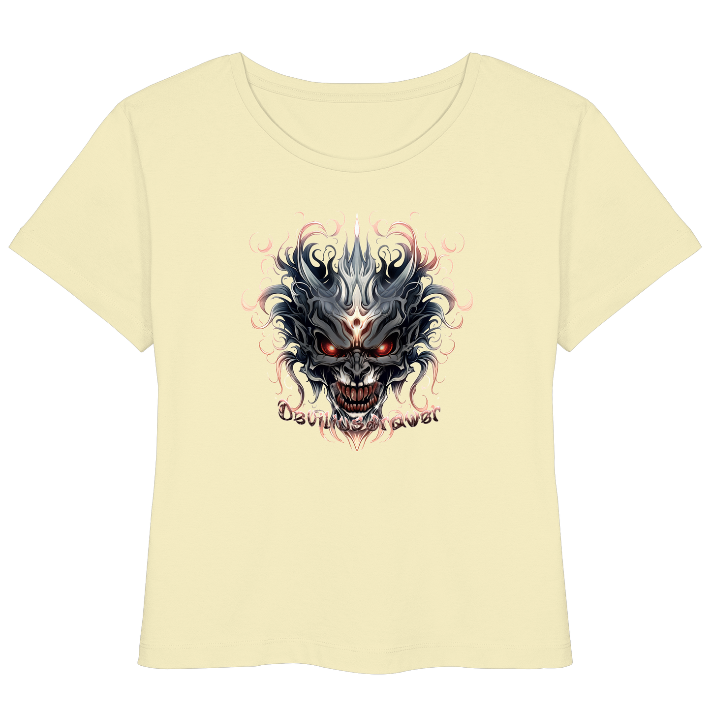 Deviliusdrawer Demon Mask - Womens Organic Lightweight T-Shirt
