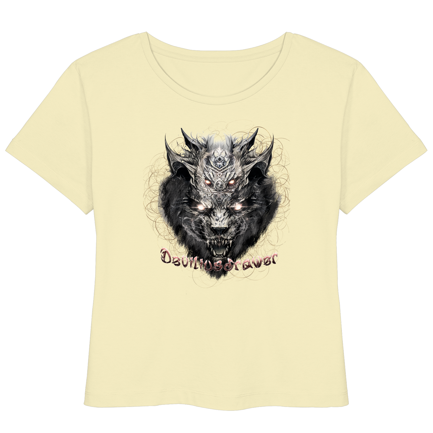 Deviliusdrawer Magical Beast Cat - Womens Organic Lightweight T-Shirt