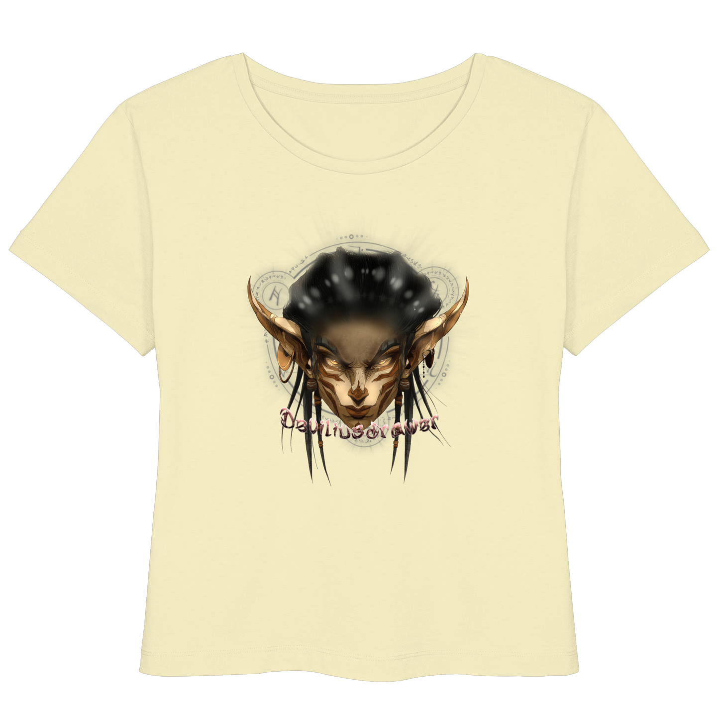 Deviliusdrawer Gold Magician Elf - Womens Organic Lightweight T-Shirt