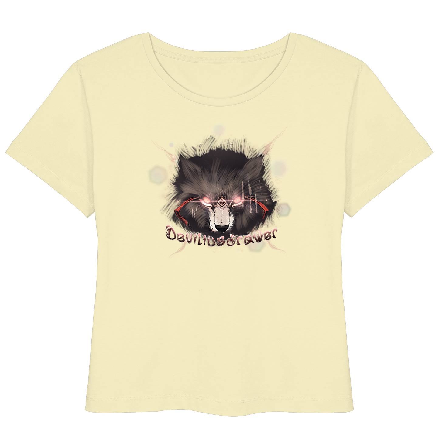 Deviliusdrawer Sparking Wolf - Womens Organic Lightweight T-Shirt