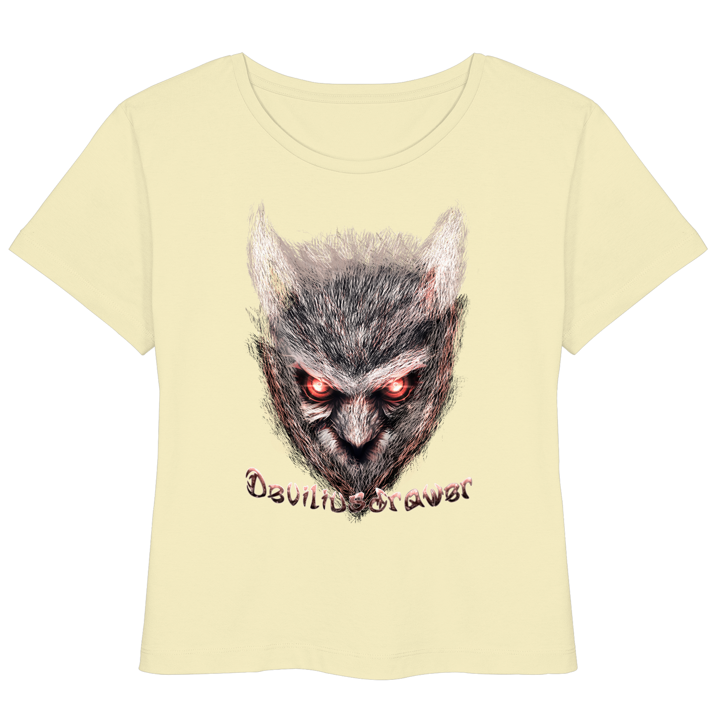 Deviliusdrawer Red Eyed Owl - Womens Organic Lightweight T-Shirt