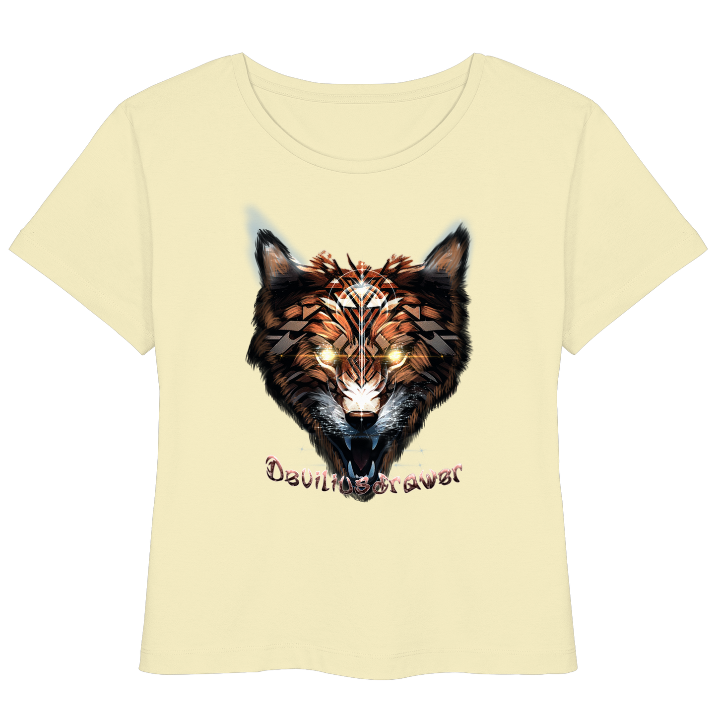 Deviliusdrawer Foxwolf - Womens Organic Lightweight T-Shirt