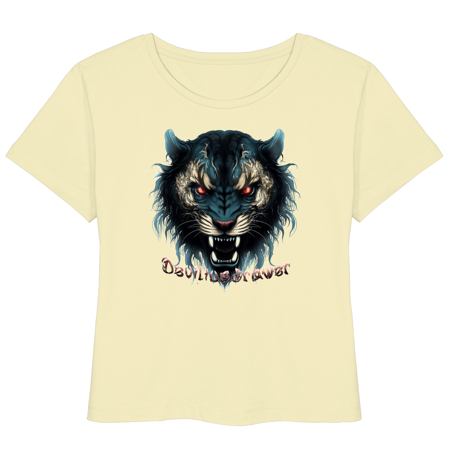 Deviliusdrawer Tigercat - Womens Organic Lightweight T-Shirt