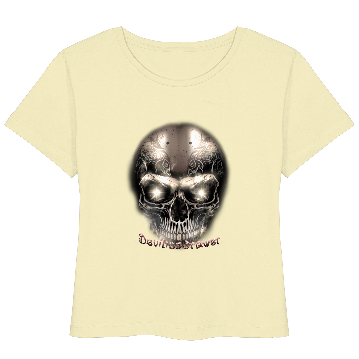 Deviliusdrawer Fire Skeleton Iron - Womens Organic Lightweight T-Shirt