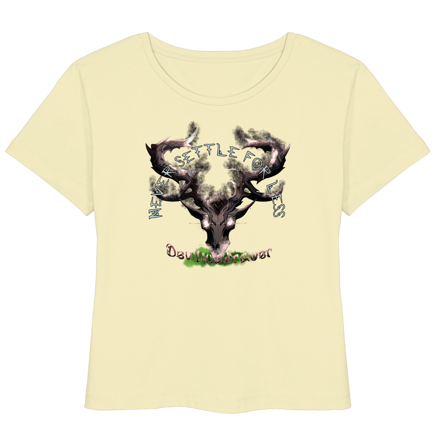 Deviliusdrawer Cruel Deer - Womens Organic Lightweight T-Shirt
