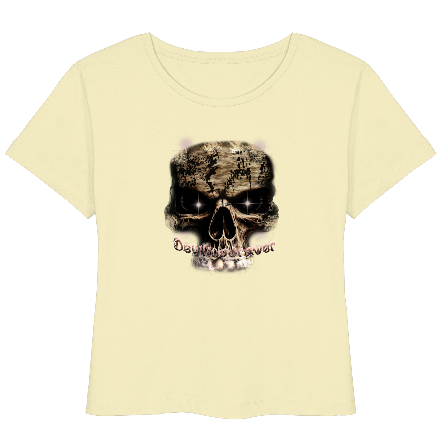 Deviliusdrawer Skeleton Eye - Womens Organic Lightweight T-Shirt