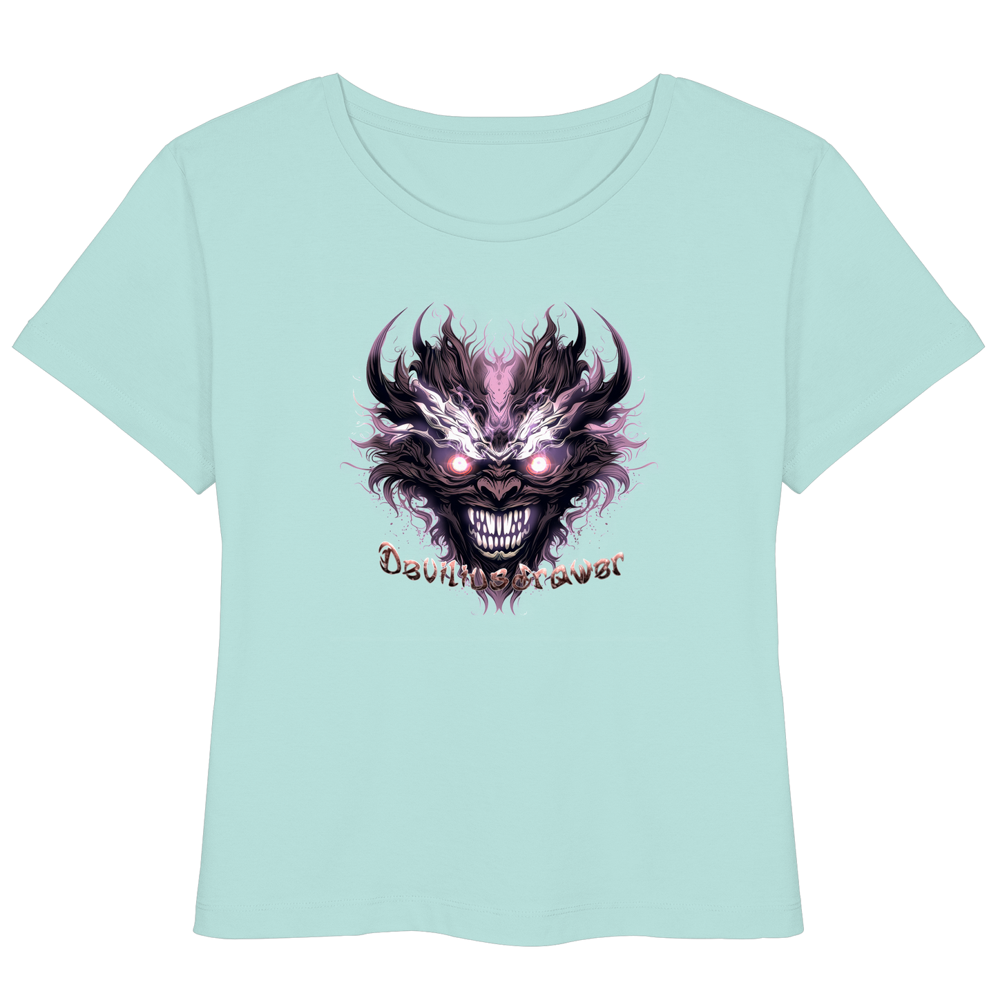 Deviliusdrawer Crazy Mask - Womens Organic Lightweight T-Shirt