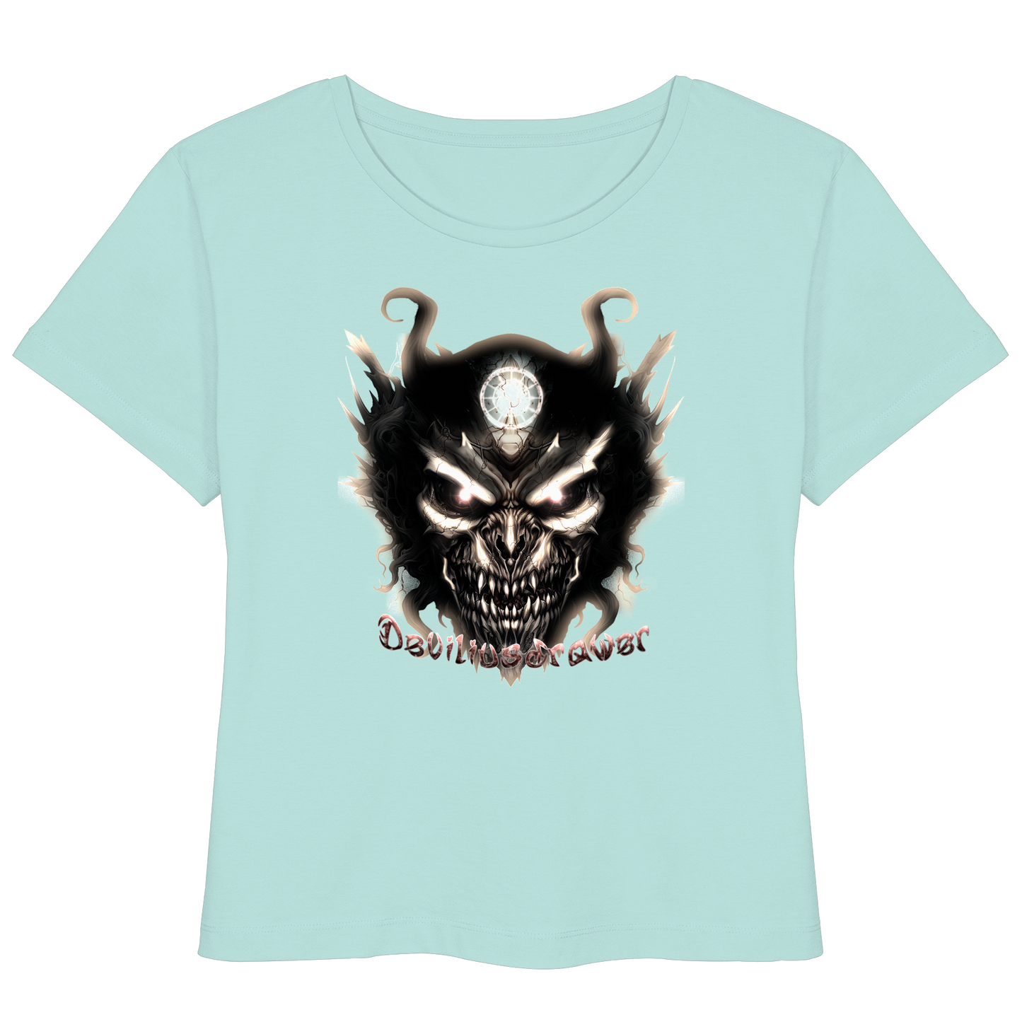 Deviliusdrawer Dark Devil - Womens Organic Lightweight T-Shirt