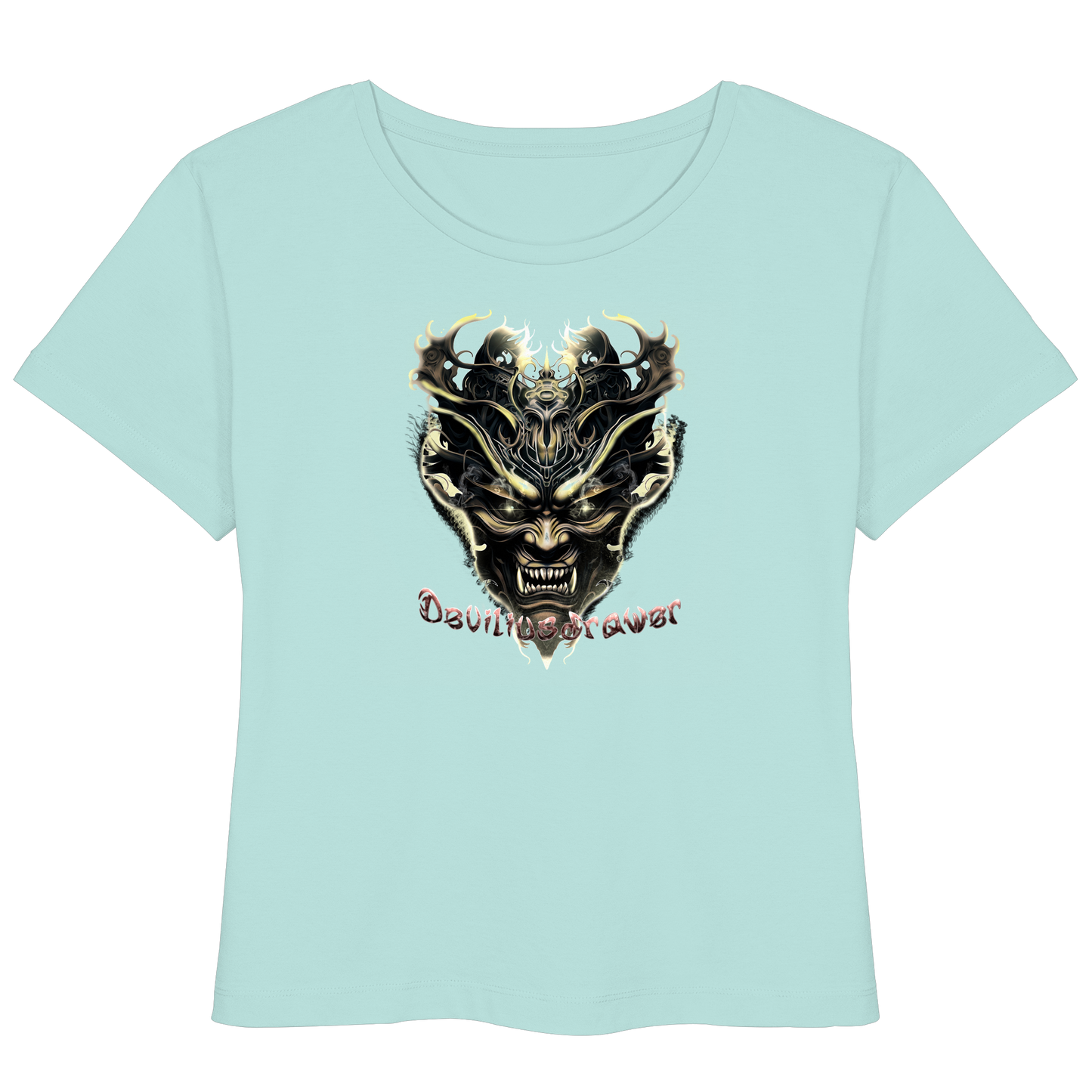 Deviliusdrawer Golden Demon Vampire - Womens Organic Lightweight T-Shirt