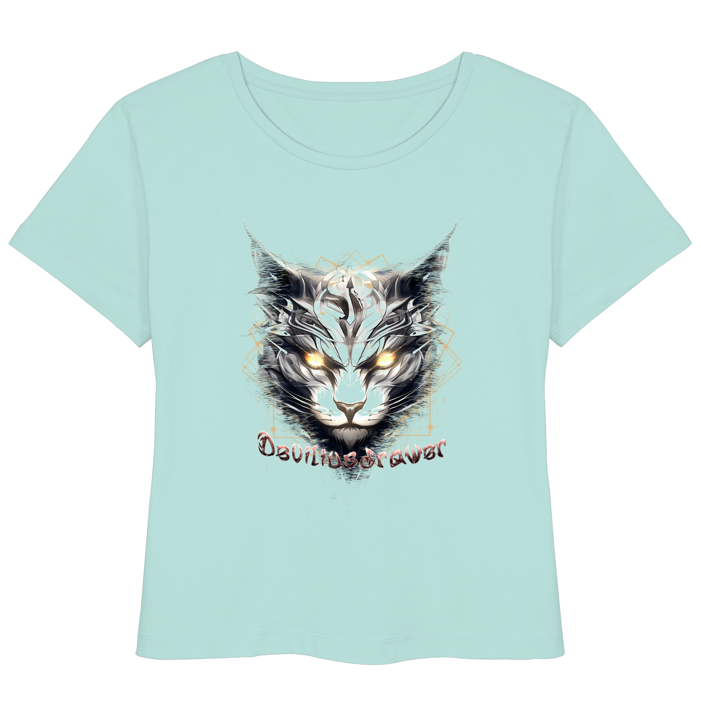 Deviliusdrawer Magician Cat - Womens Organic Lightweight T-Shirt