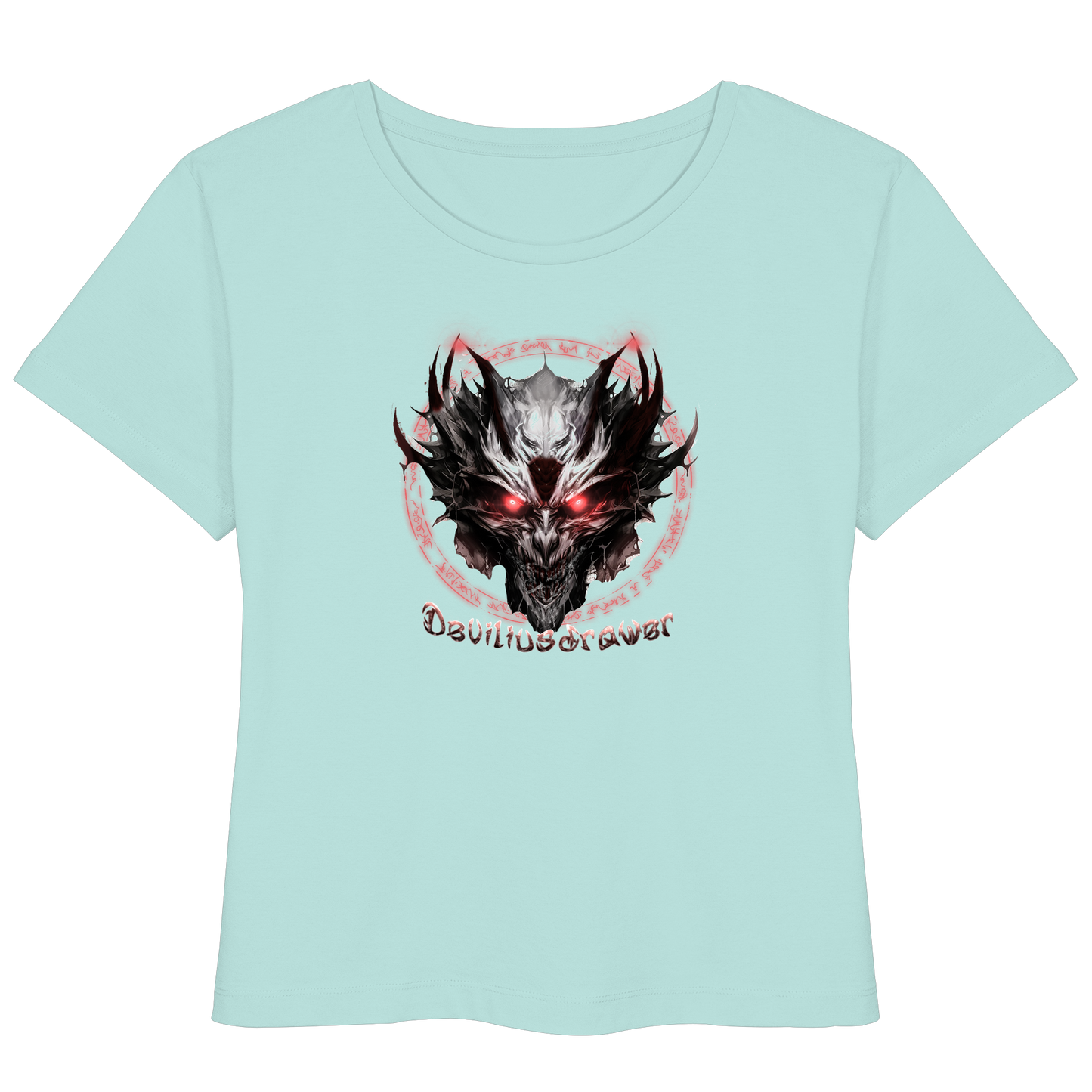 Deviliusdrawer Magic Glow Devil - Womens Organic Lightweight T-Shirt