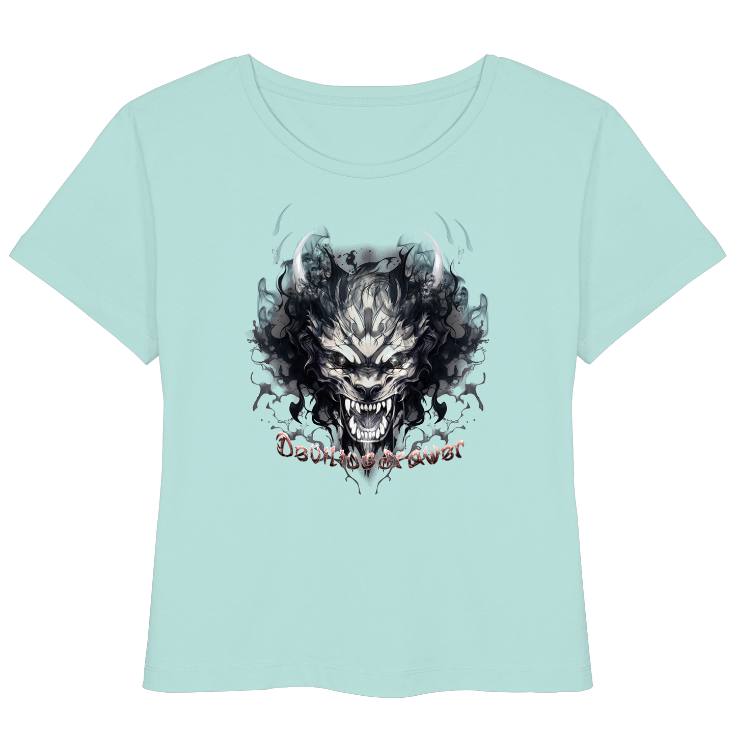 Deviliusdrawer Smoke Beast - Womens Organic Lightweight T-Shirt