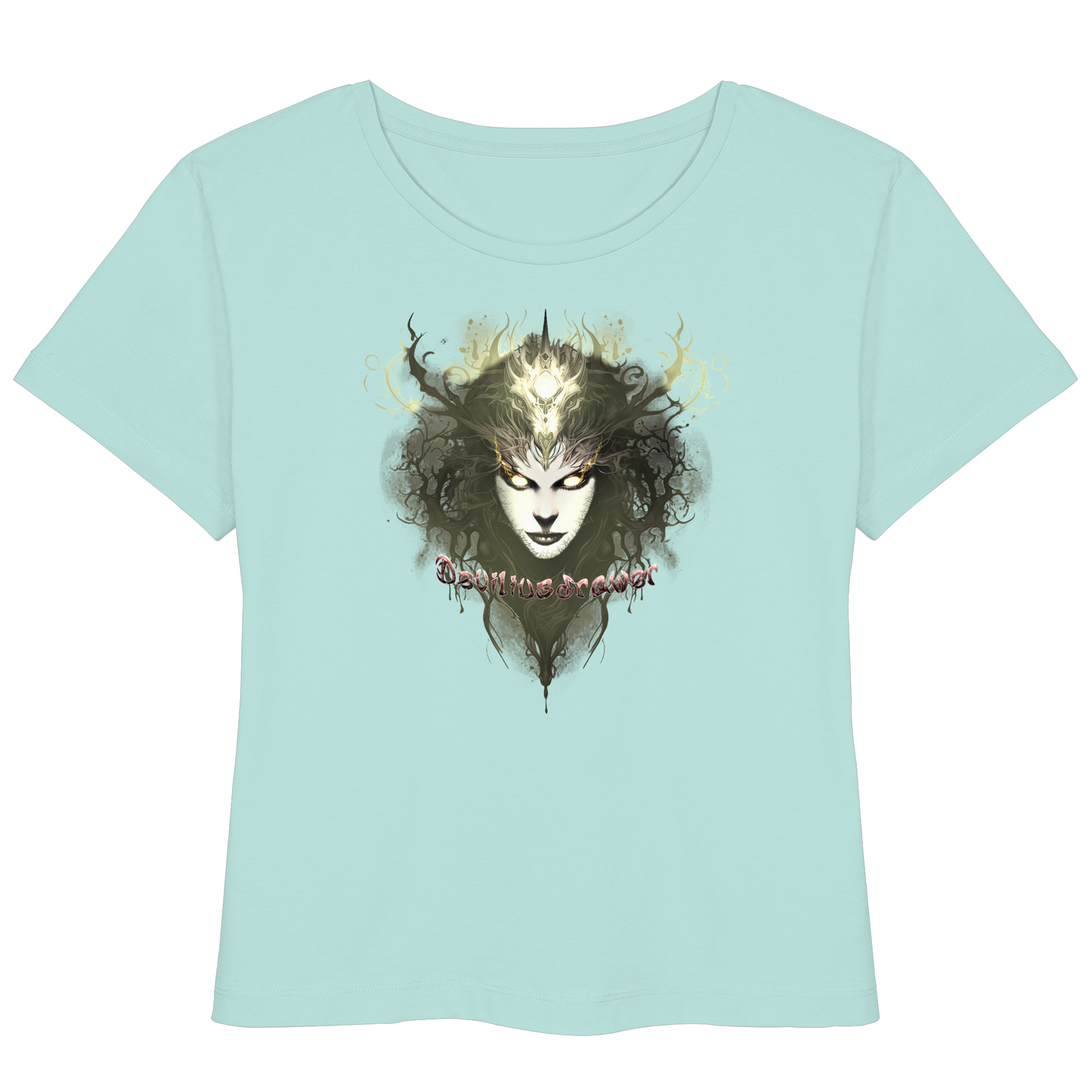 Deviliusdrawer Golden Demonica - Womens Organic Lightweight T-Shirt