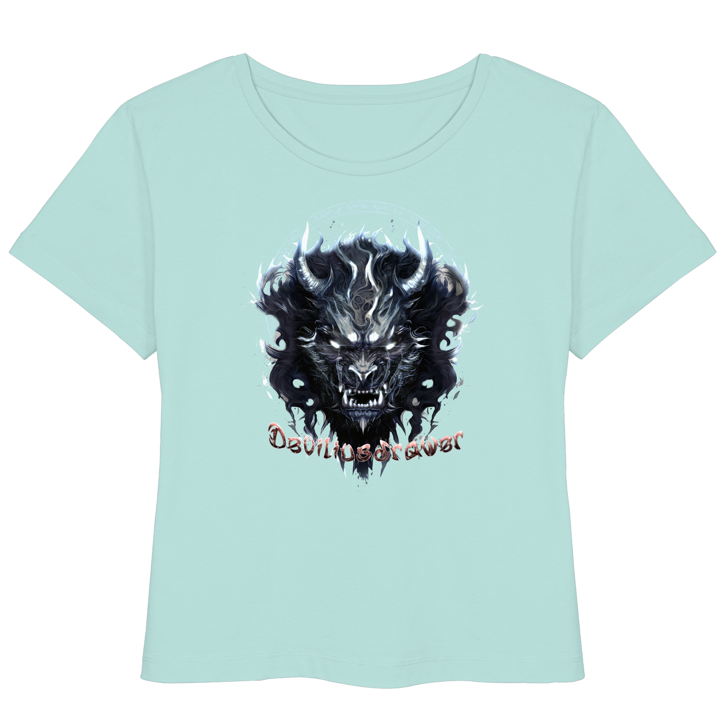 Deviliusdrawer Dark Wolf Mask - Womens Organic Lightweight T-Shirt
