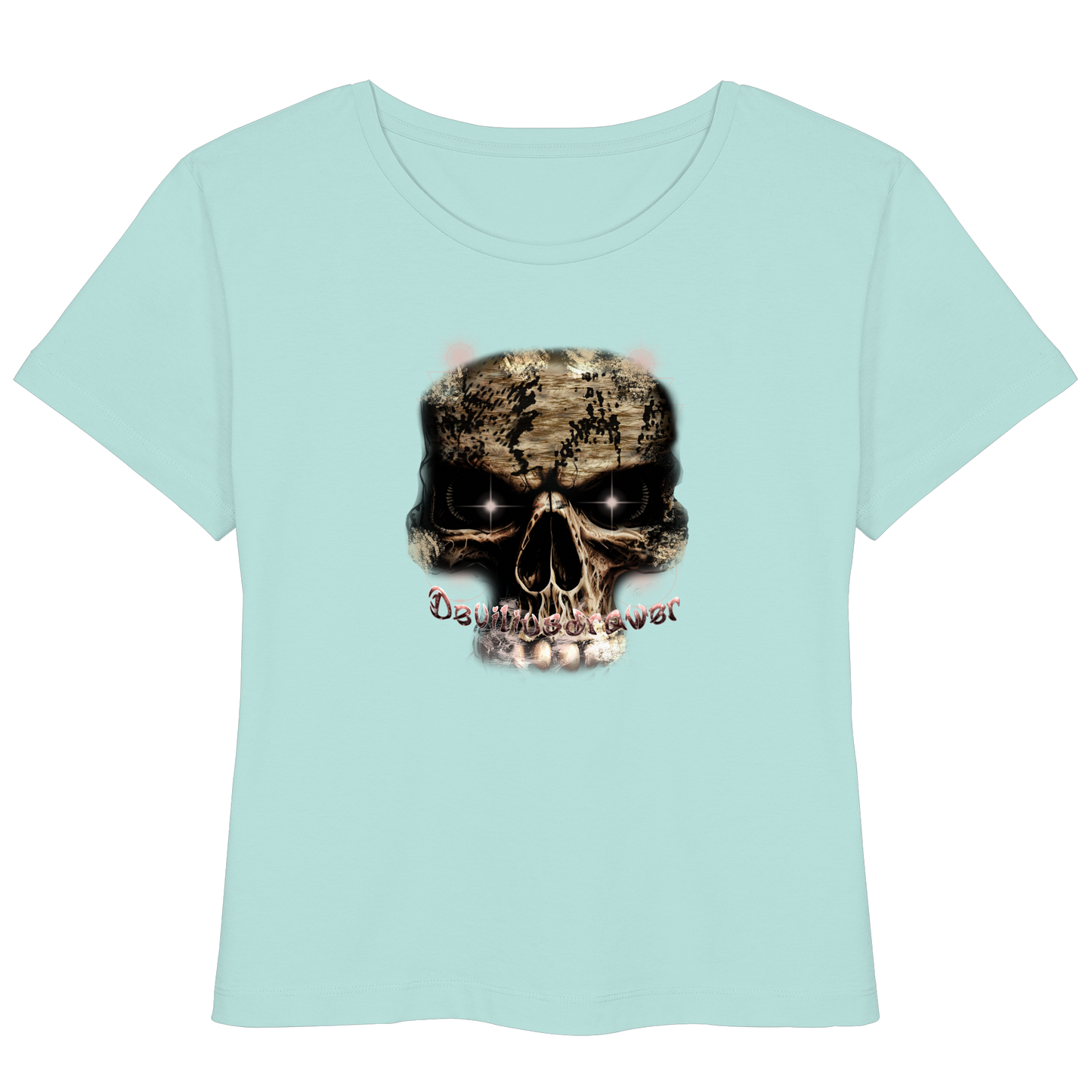 Deviliusdrawer Skeleton Eye - Womens Organic Lightweight T-Shirt