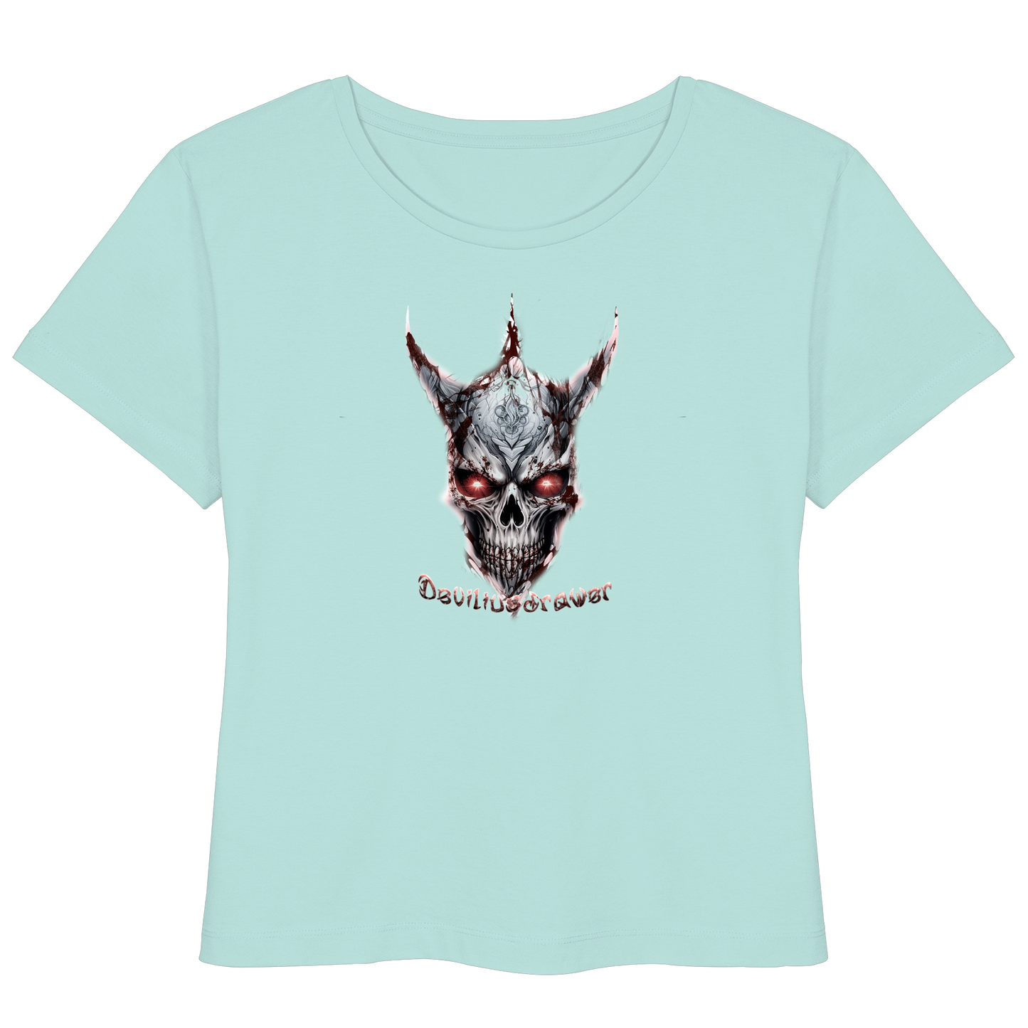 Deviliusdrawer Bloody Skeleton - Womens Organic Lightweight T-Shirt