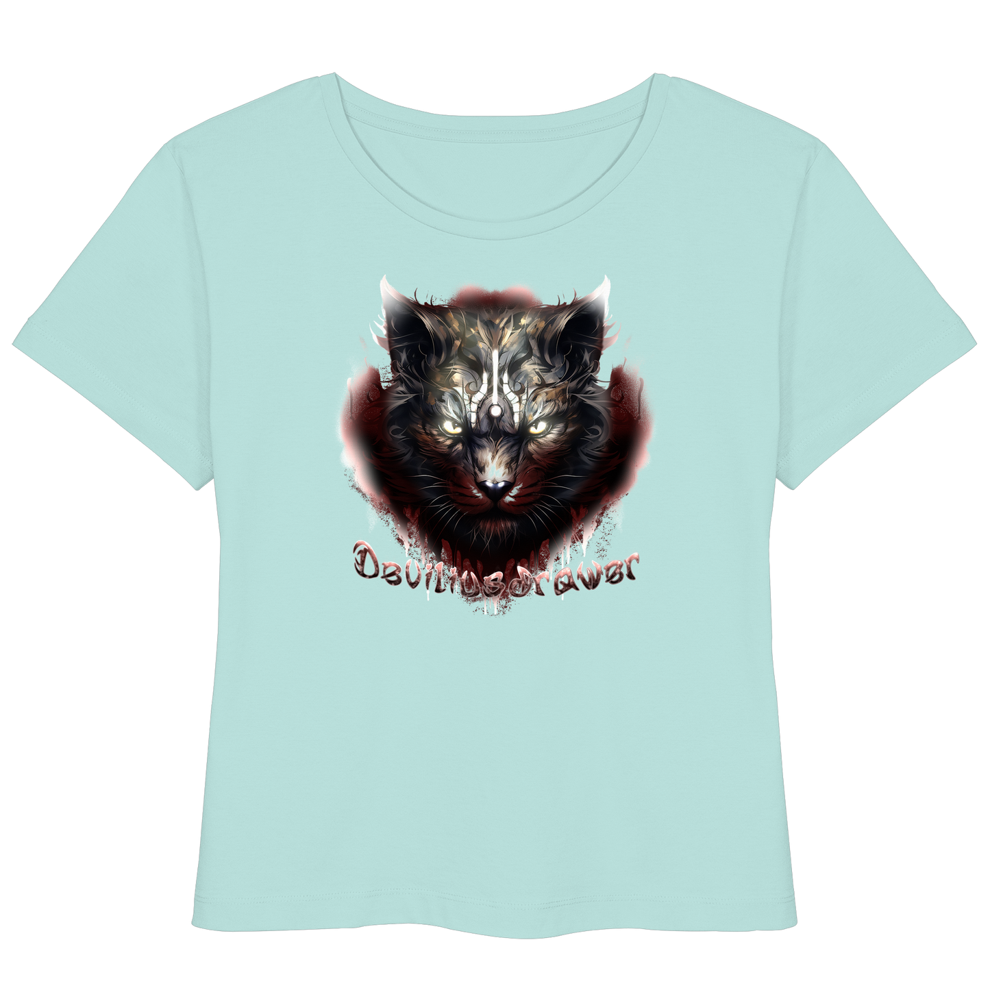 Deviliusdrawer Angry Badass - Womens Organic Lightweight T-Shirt