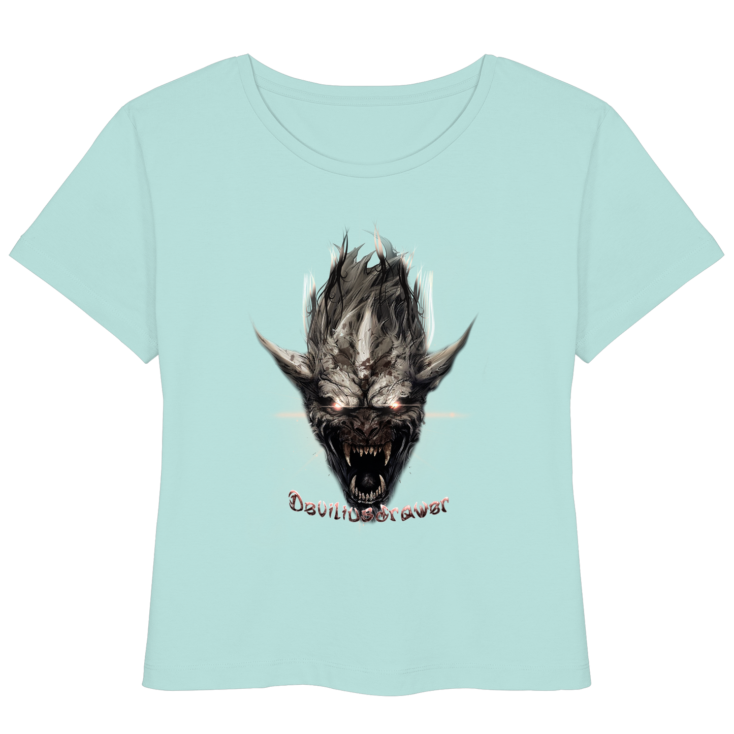 Deviliusdrawer Beast Wearwolf - Womens Organic Lightweight T-Shirt