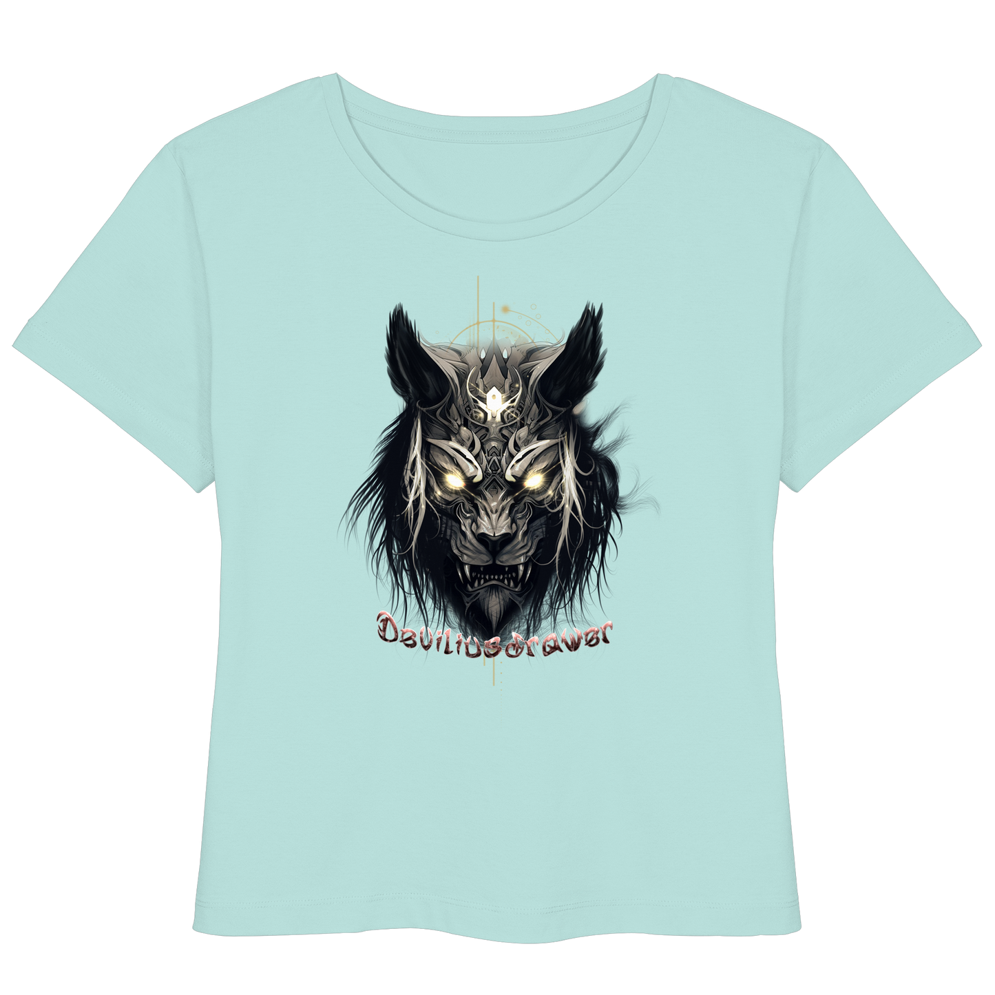 Deviliusdrawer Wolftiger - Womens Organic Lightweight T-Shirt