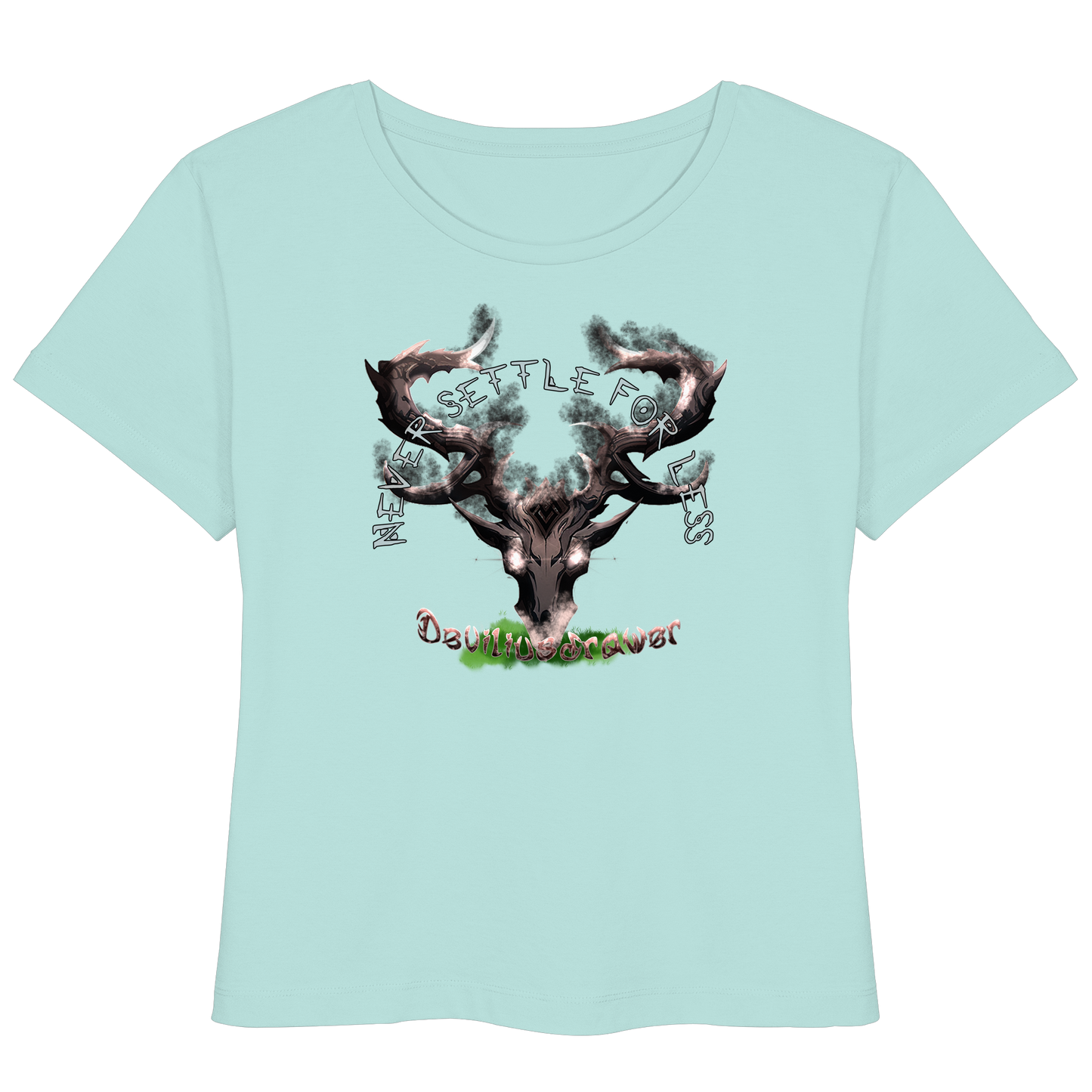 Deviliusdrawer Cruel Deer - Womens Organic Lightweight T-Shirt