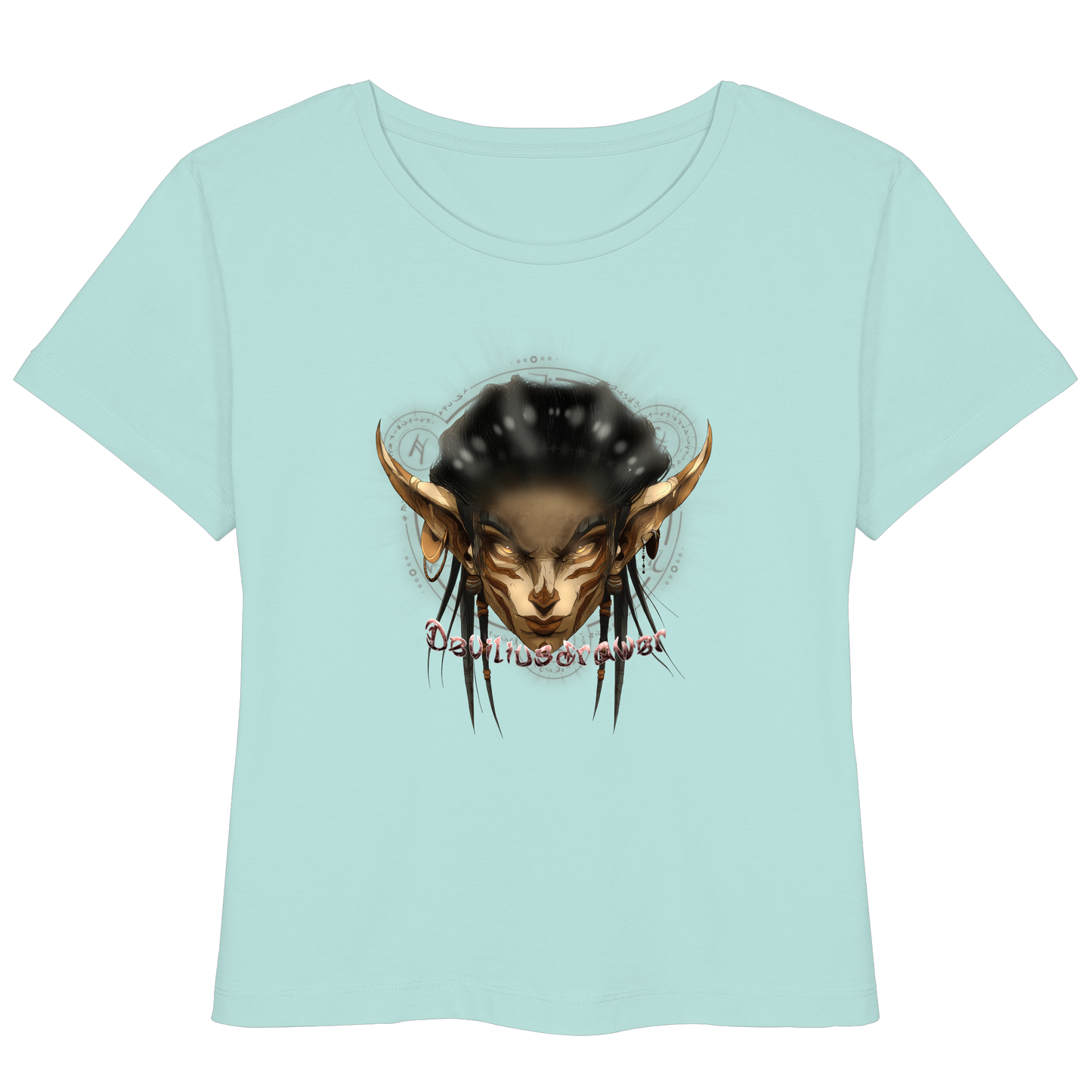 Deviliusdrawer Gold Magician Elf - Womens Organic Lightweight T-Shirt