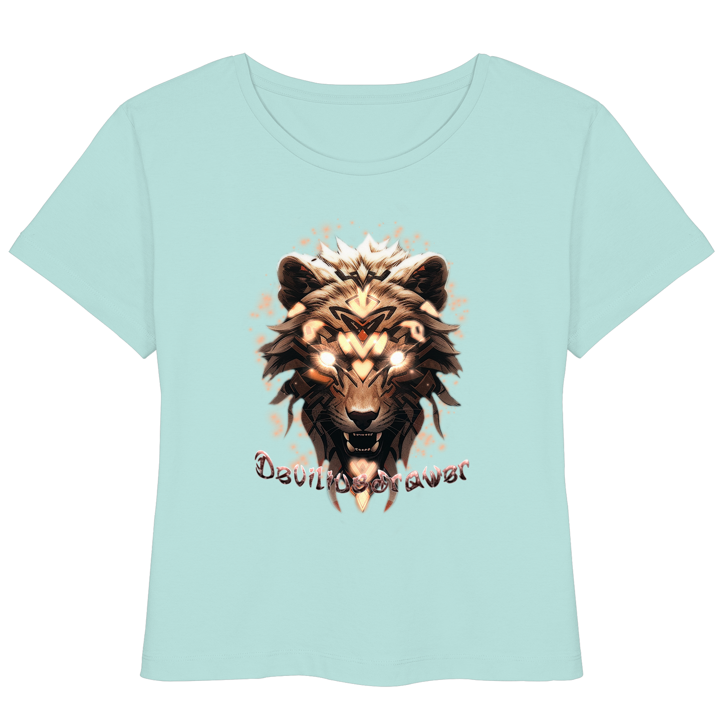 Deviliusdrawer Gold Weartiger - Womens Organic Lightweight T-Shirt