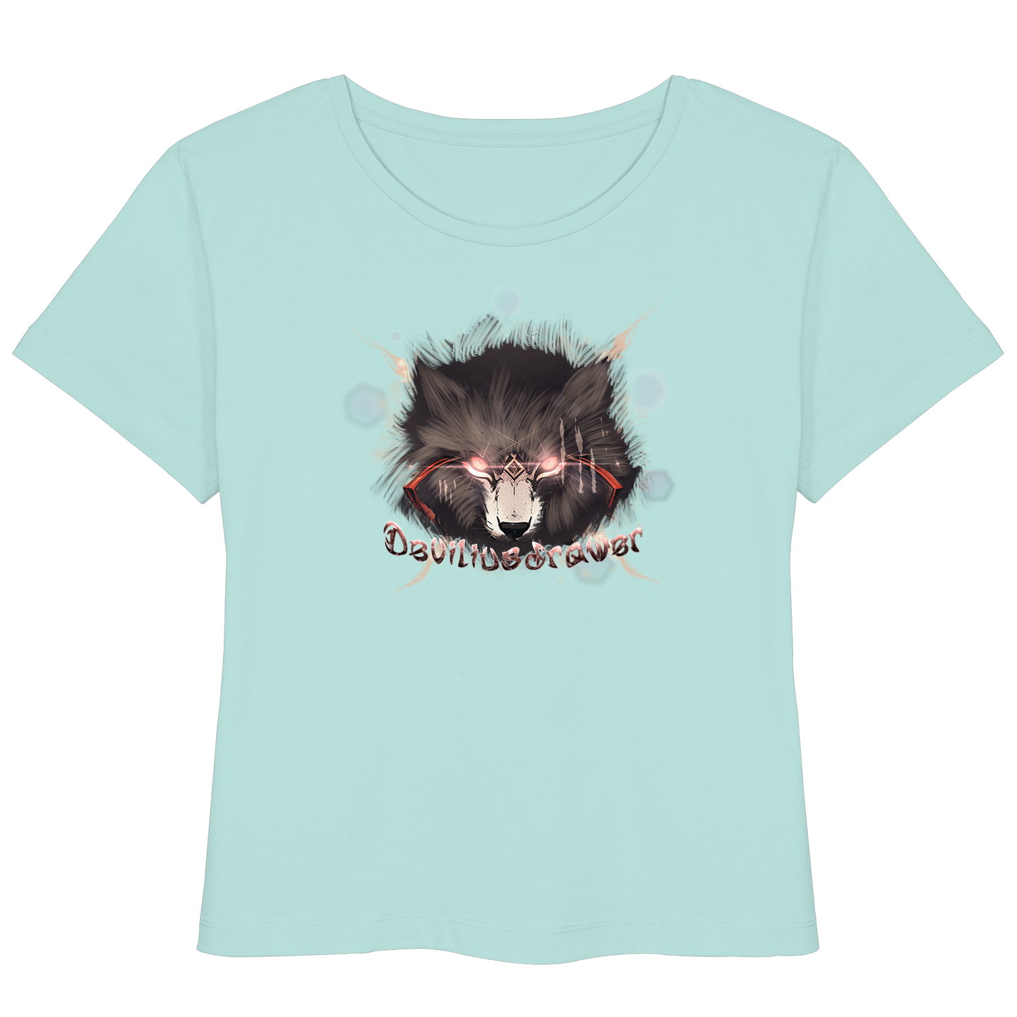 Deviliusdrawer Sparking Wolf - Womens Organic Lightweight T-Shirt