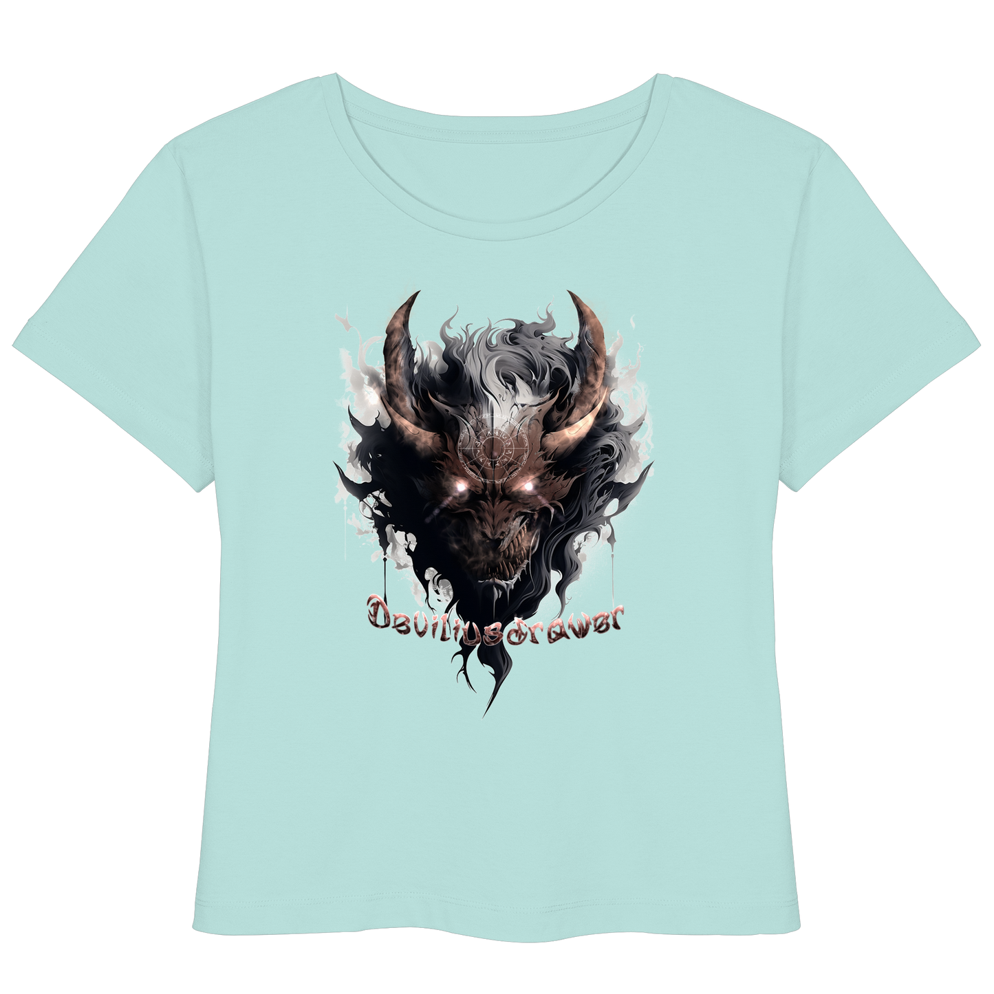 Deviliusdrawer Magic Redeyed Demon - Womens Organic Lightweight T-Shirt