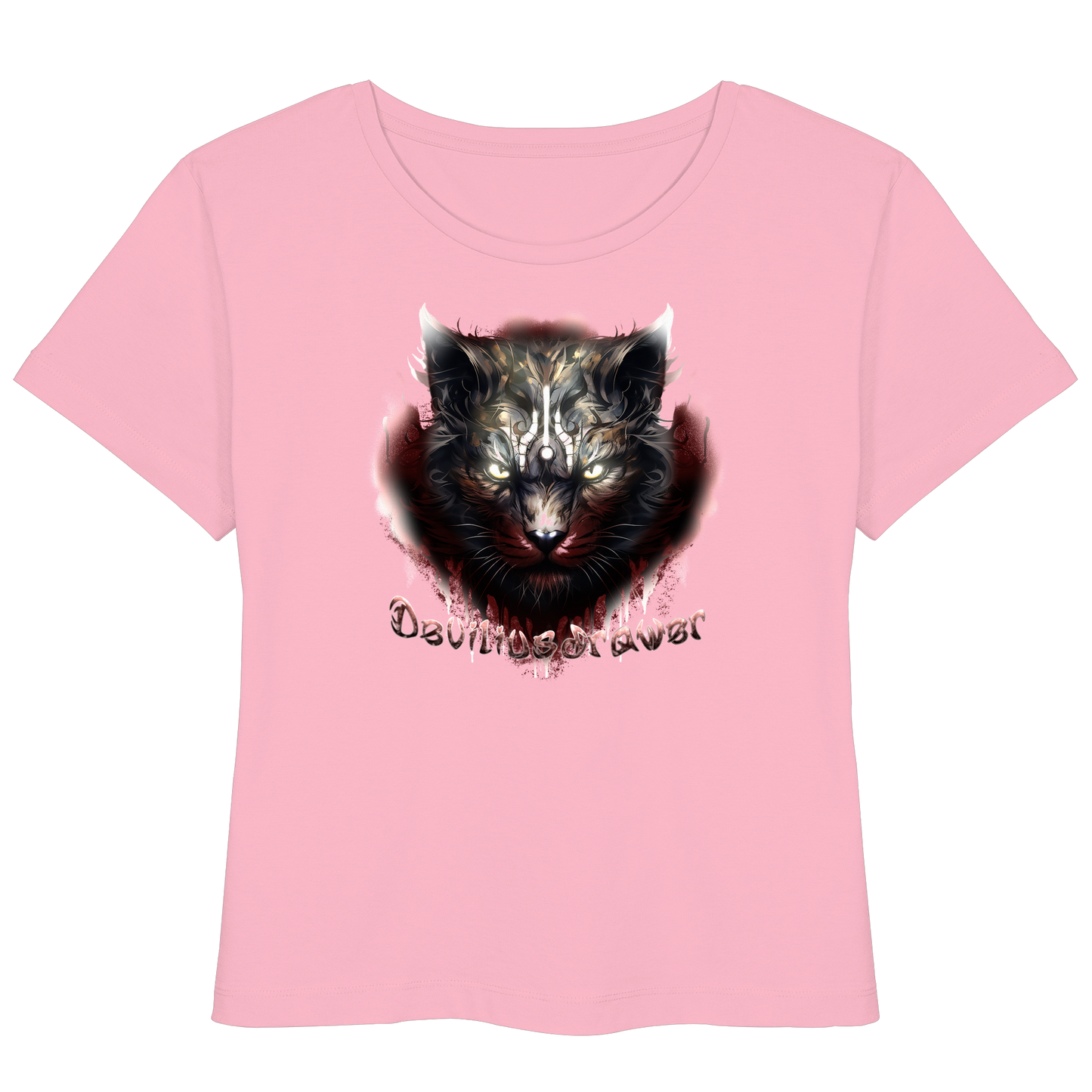 Deviliusdrawer Angry Badass - Womens Organic Lightweight T-Shirt