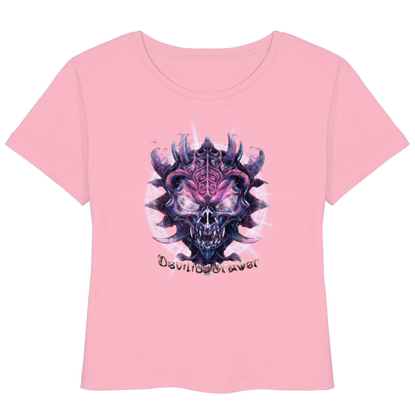 Deviliusdrawer Fire Demon - Womens Organic Lightweight T-Shirt