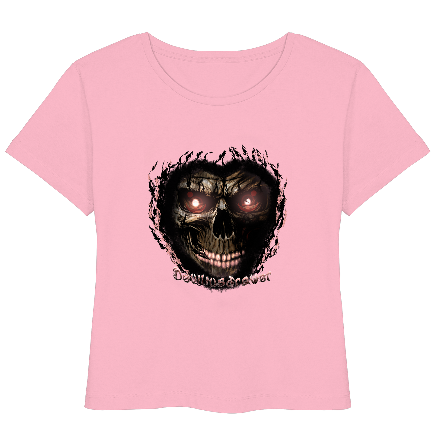 Deviliusdrawer Glow Skeleton - Womens Organic Lightweight T-Shirt