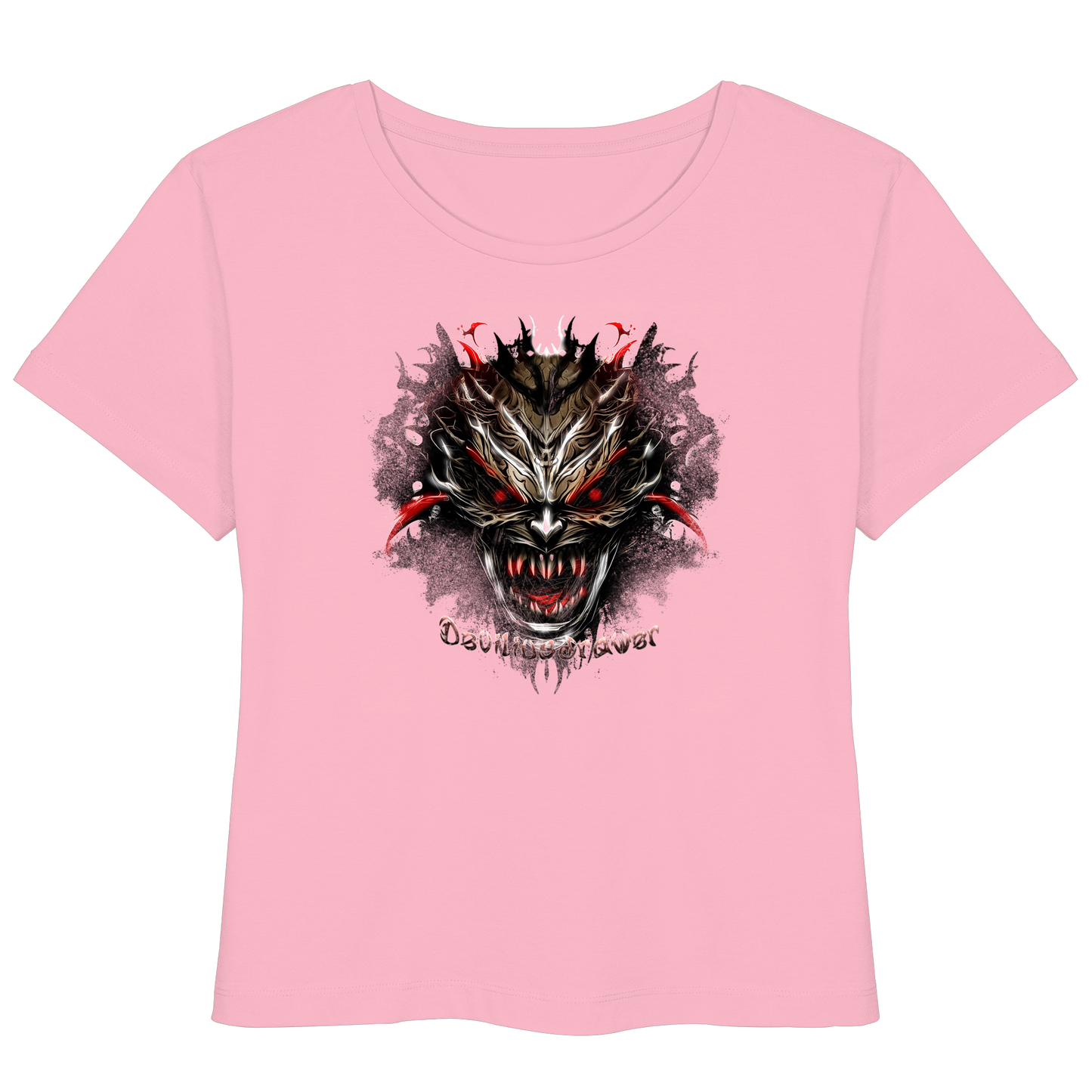 Deviliusdrawer Dark Redeyed Devil - Womens Organic Lightweight T-Shirt