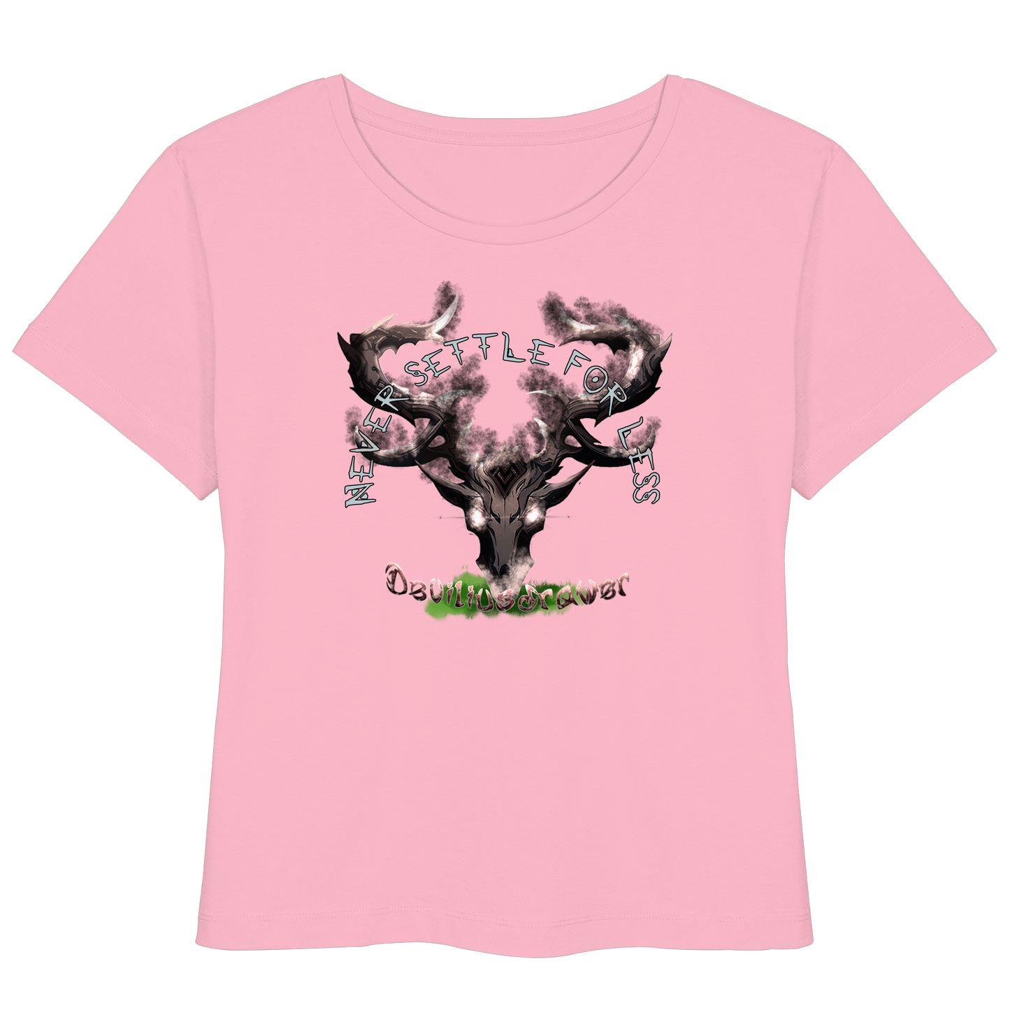 Deviliusdrawer Cruel Deer - Womens Organic Lightweight T-Shirt