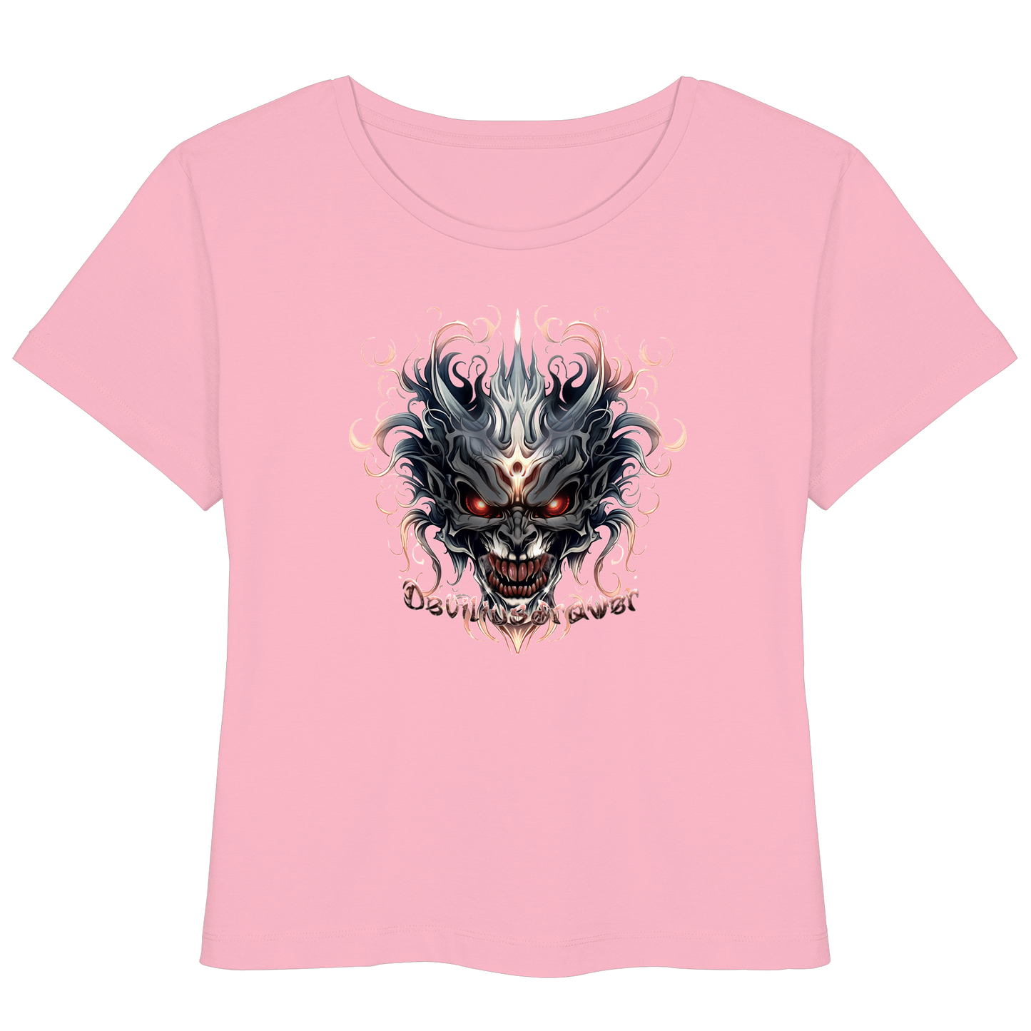 Deviliusdrawer Demon Mask - Womens Organic Lightweight T-Shirt