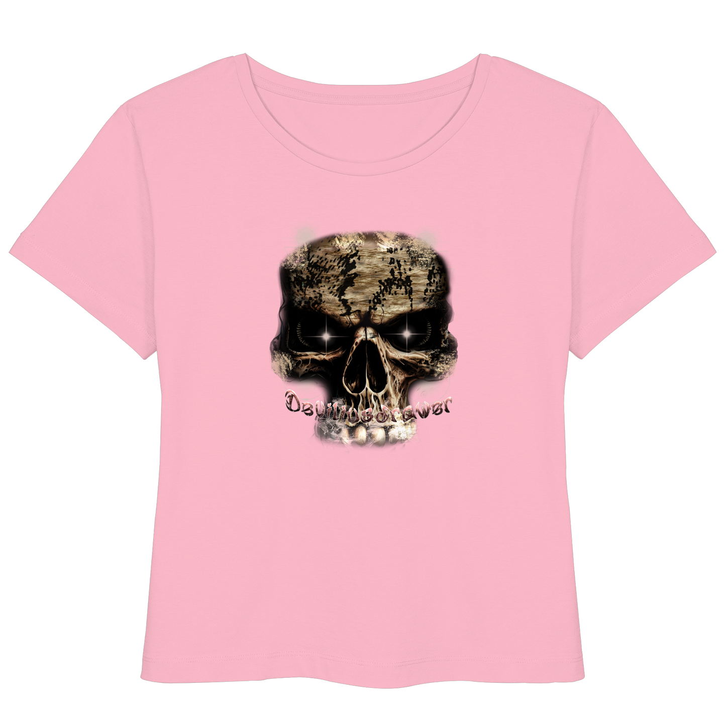 Deviliusdrawer Skeleton Eye - Womens Organic Lightweight T-Shirt