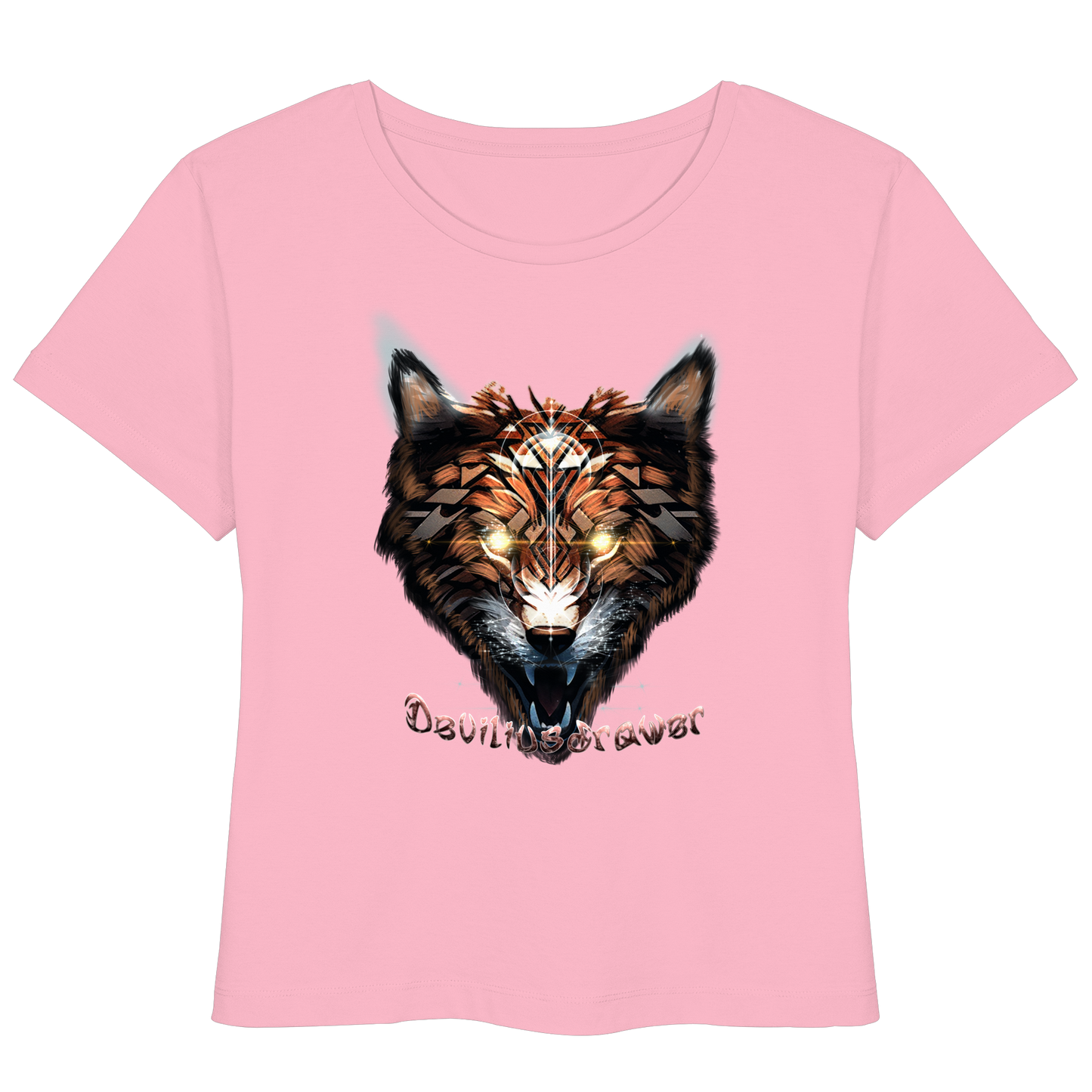 Deviliusdrawer Foxwolf - Womens Organic Lightweight T-Shirt
