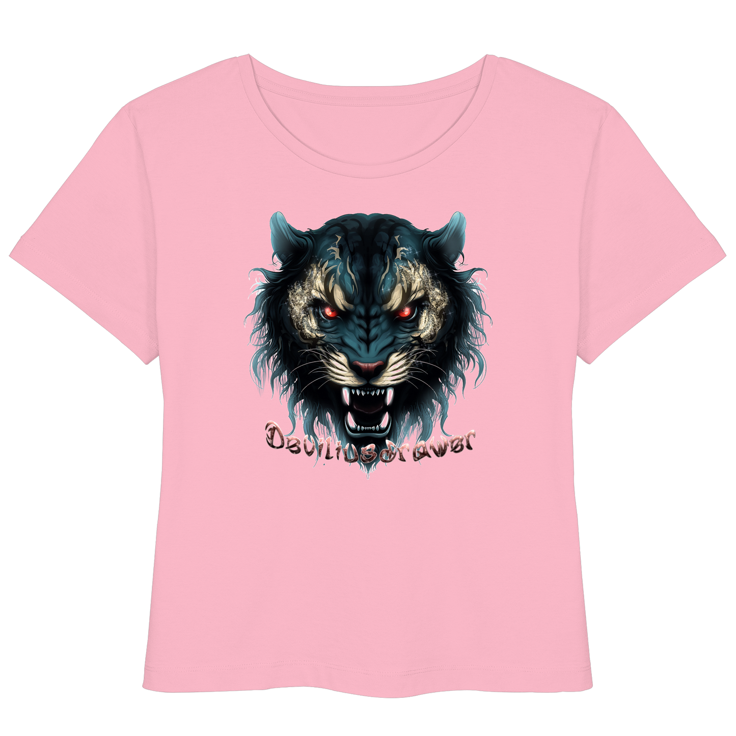 Deviliusdrawer Tigercat - Womens Organic Lightweight T-Shirt