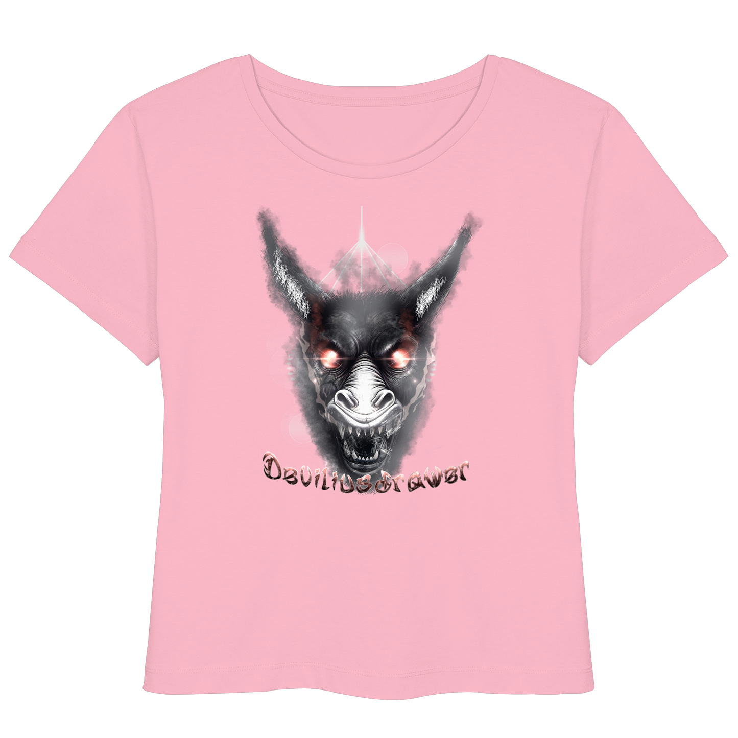 Deviliusdrawer Evil Donkey - Womens Organic Lightweight T-Shirt