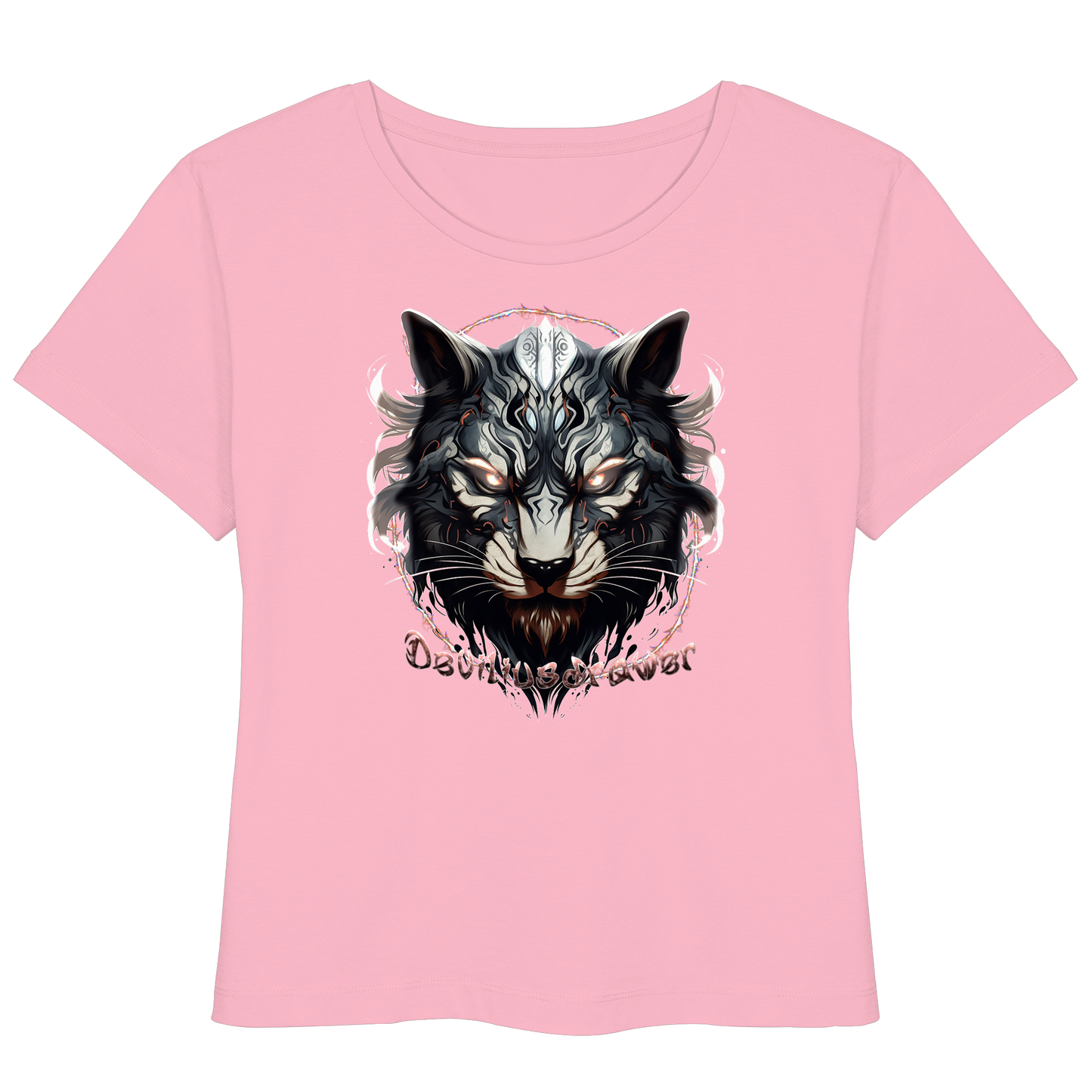 Deviliusdrawer Wolfcat - Womens Organic Lightweight T-Shirt