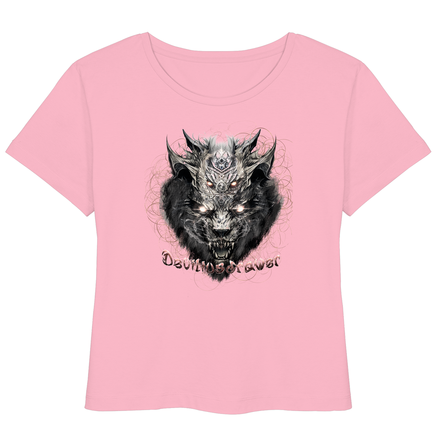 Deviliusdrawer Magical Beast Cat - Womens Organic Lightweight T-Shirt