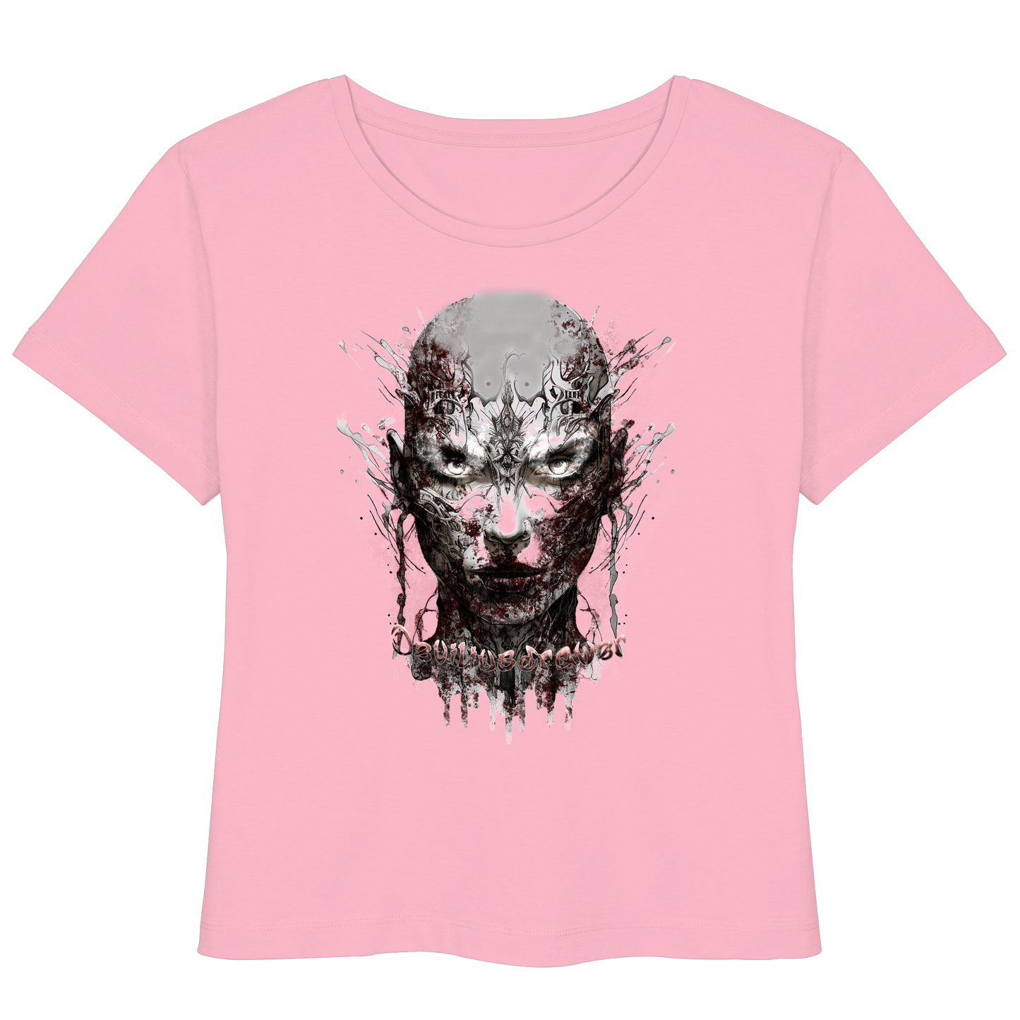 Deviliusdrawer Mechanic Girl - Womens Organic Lightweight T-Shirt