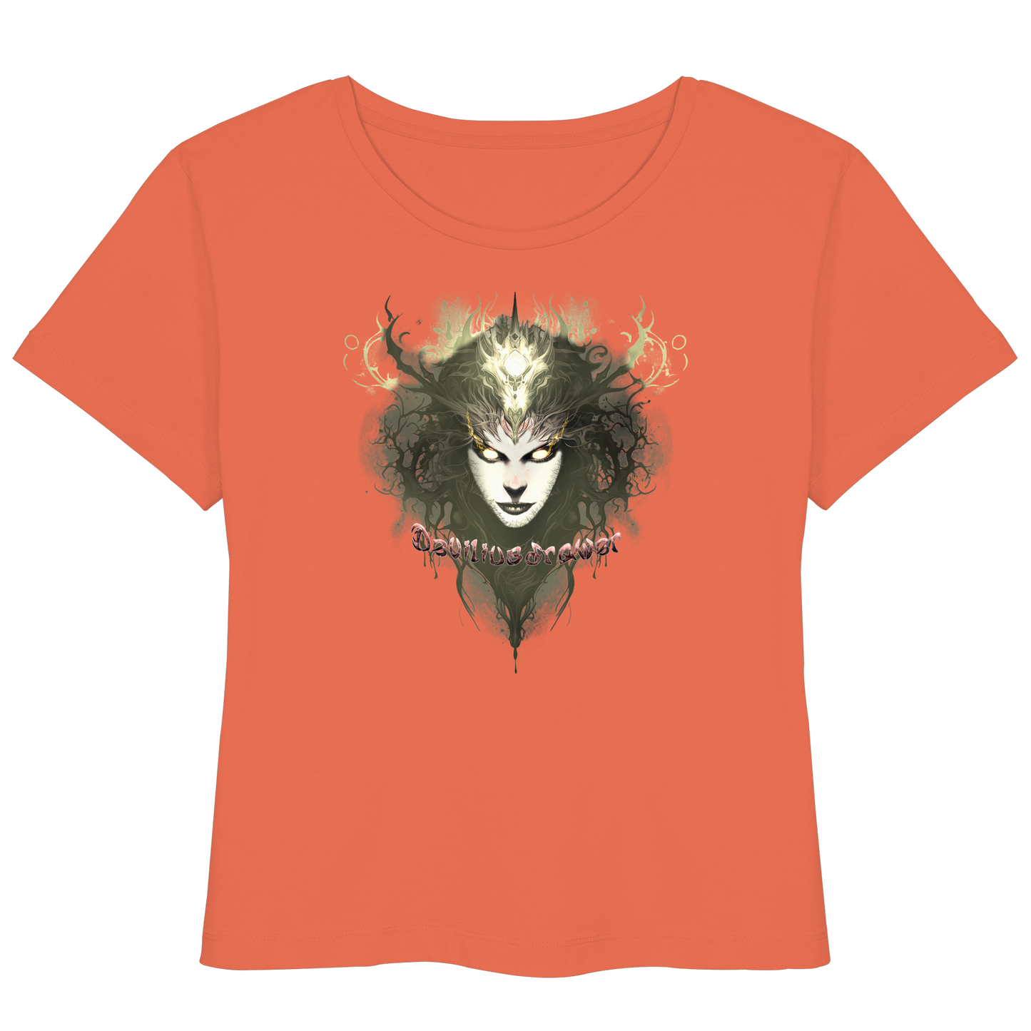 Deviliusdrawer Golden Demonica - Womens Organic Lightweight T-Shirt