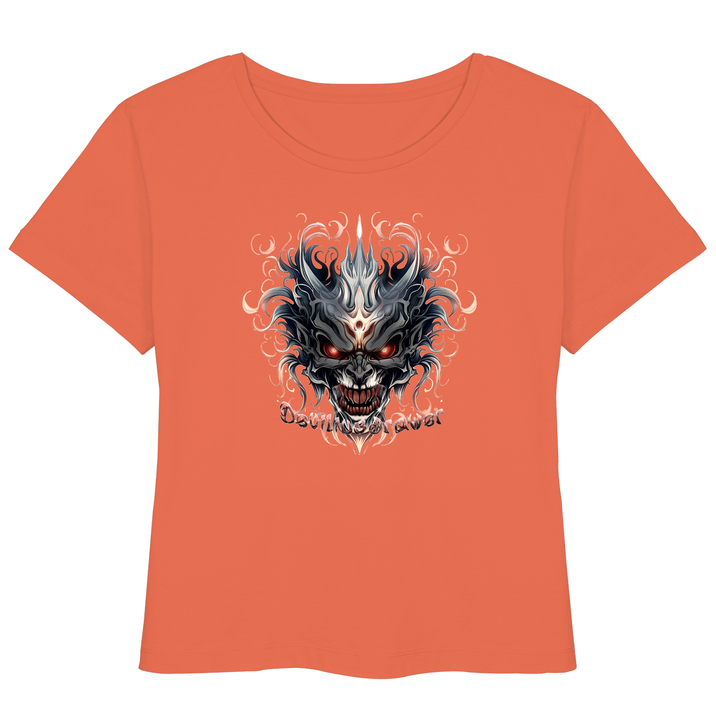 Deviliusdrawer Demon Mask - Womens Organic Lightweight T-Shirt