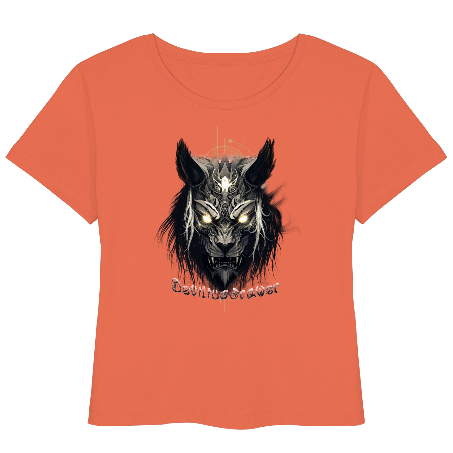 Deviliusdrawer Wolftiger - Womens Organic Lightweight T-Shirt