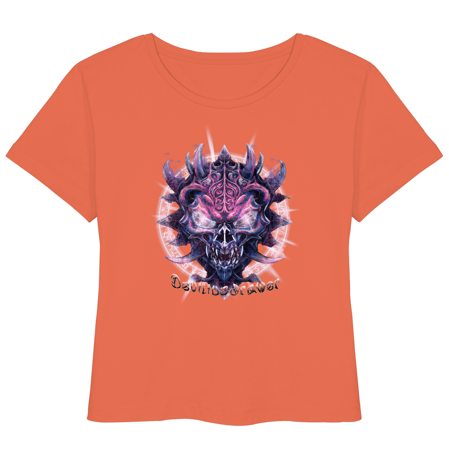 Deviliusdrawer Fire Demon - Womens Organic Lightweight T-Shirt